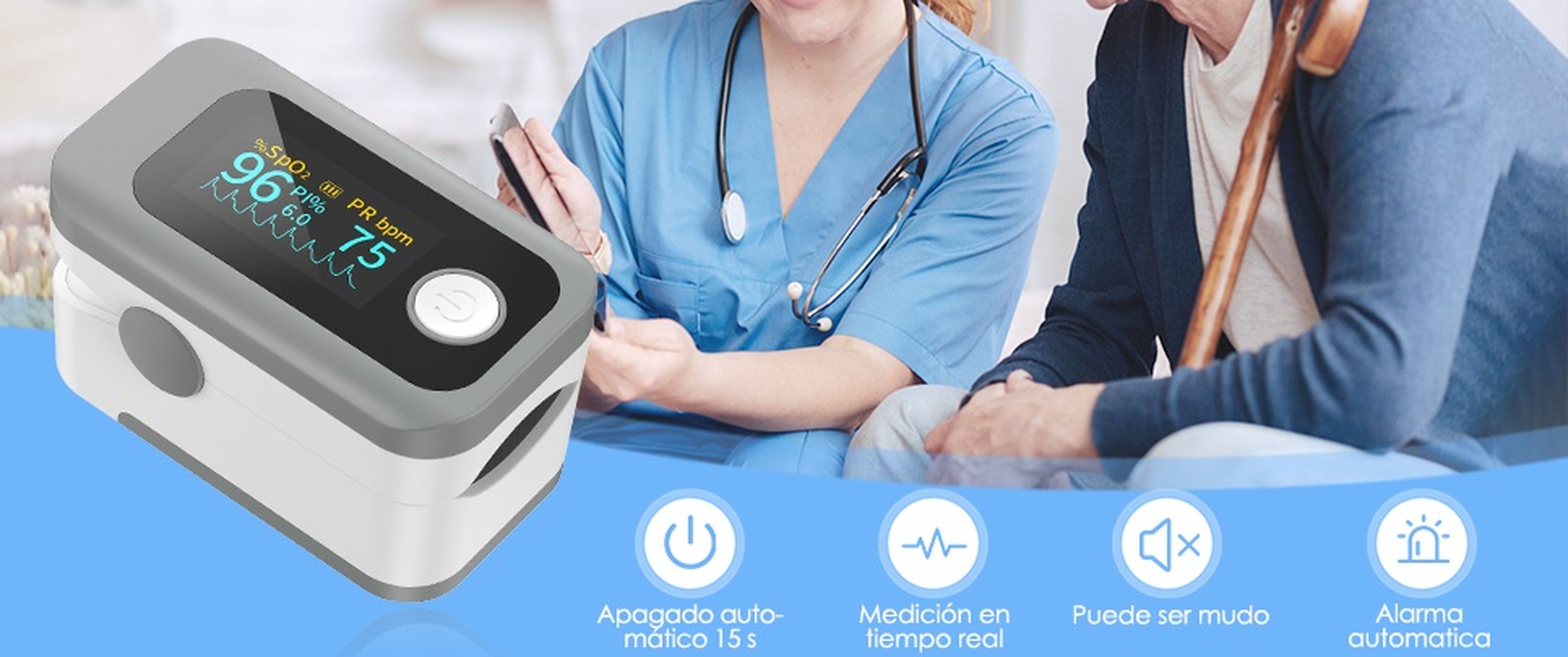 Guía completa para comprar un oxímetro o medidor de oxígeno en sangre en  casa