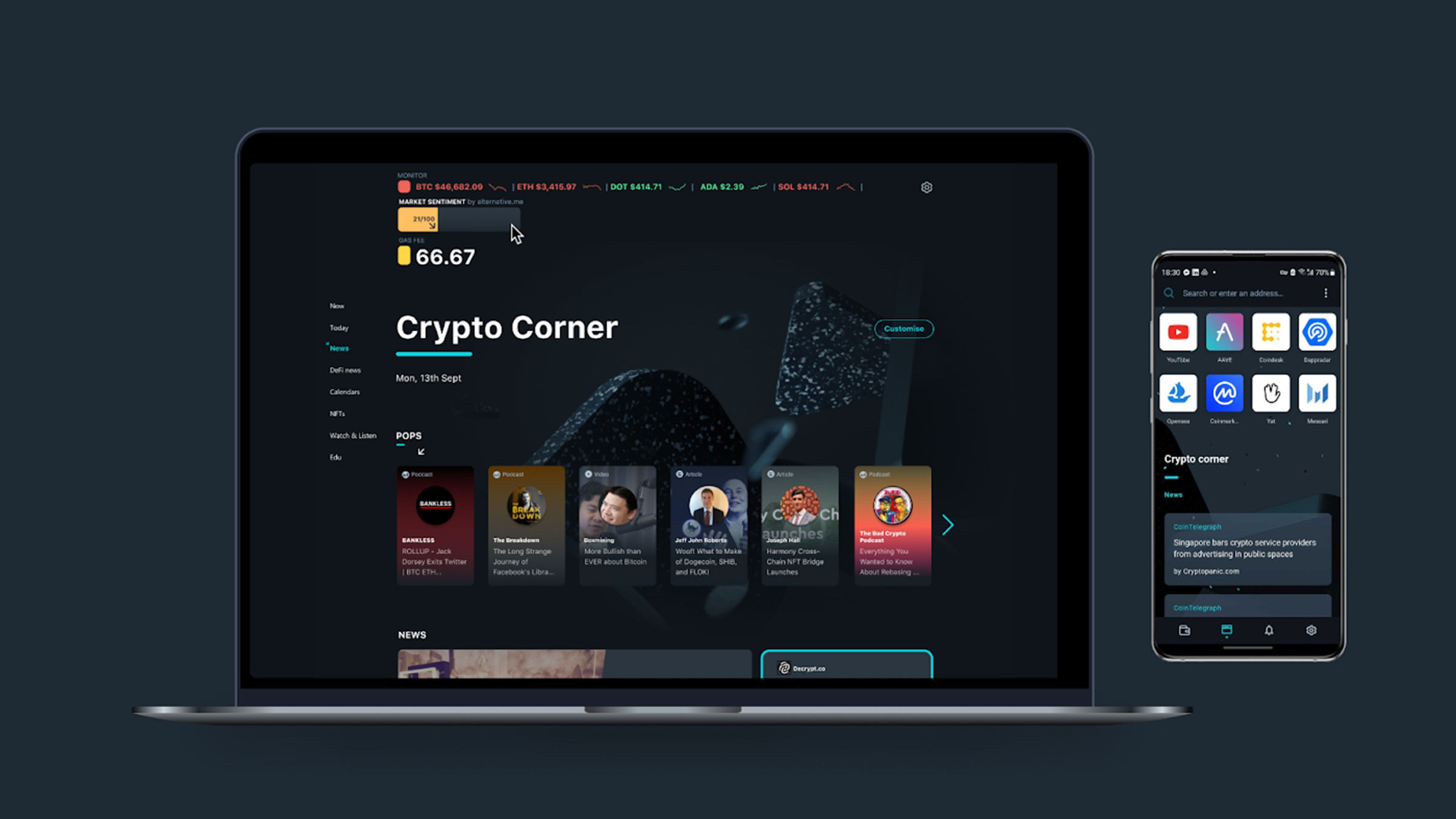 Crypto Browser Project