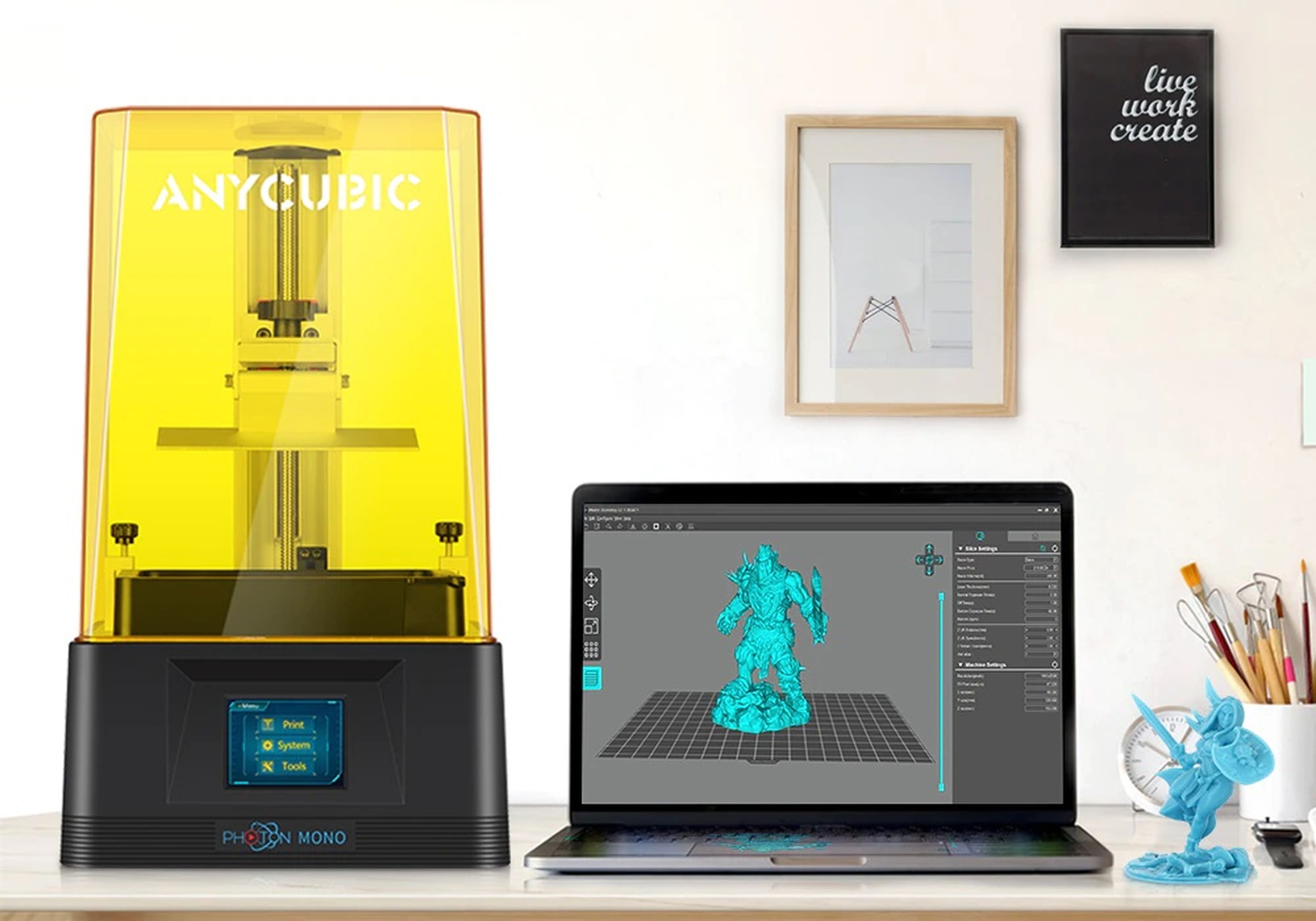 Esta impresora 3D de resina para imprimir tus propios objetos tiene un descuento del 49%, vale menos de 200€