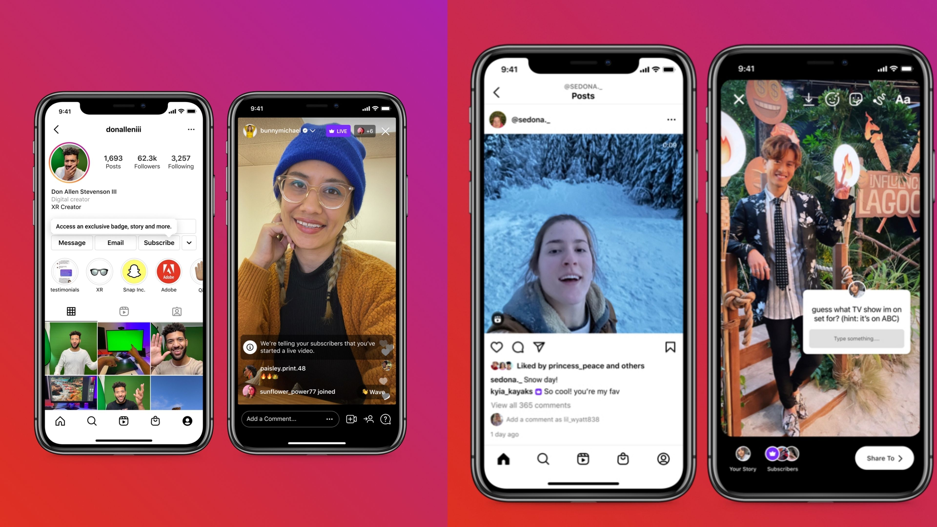 Instagram se suma a Twitter y ahora integra suscripciones de pago