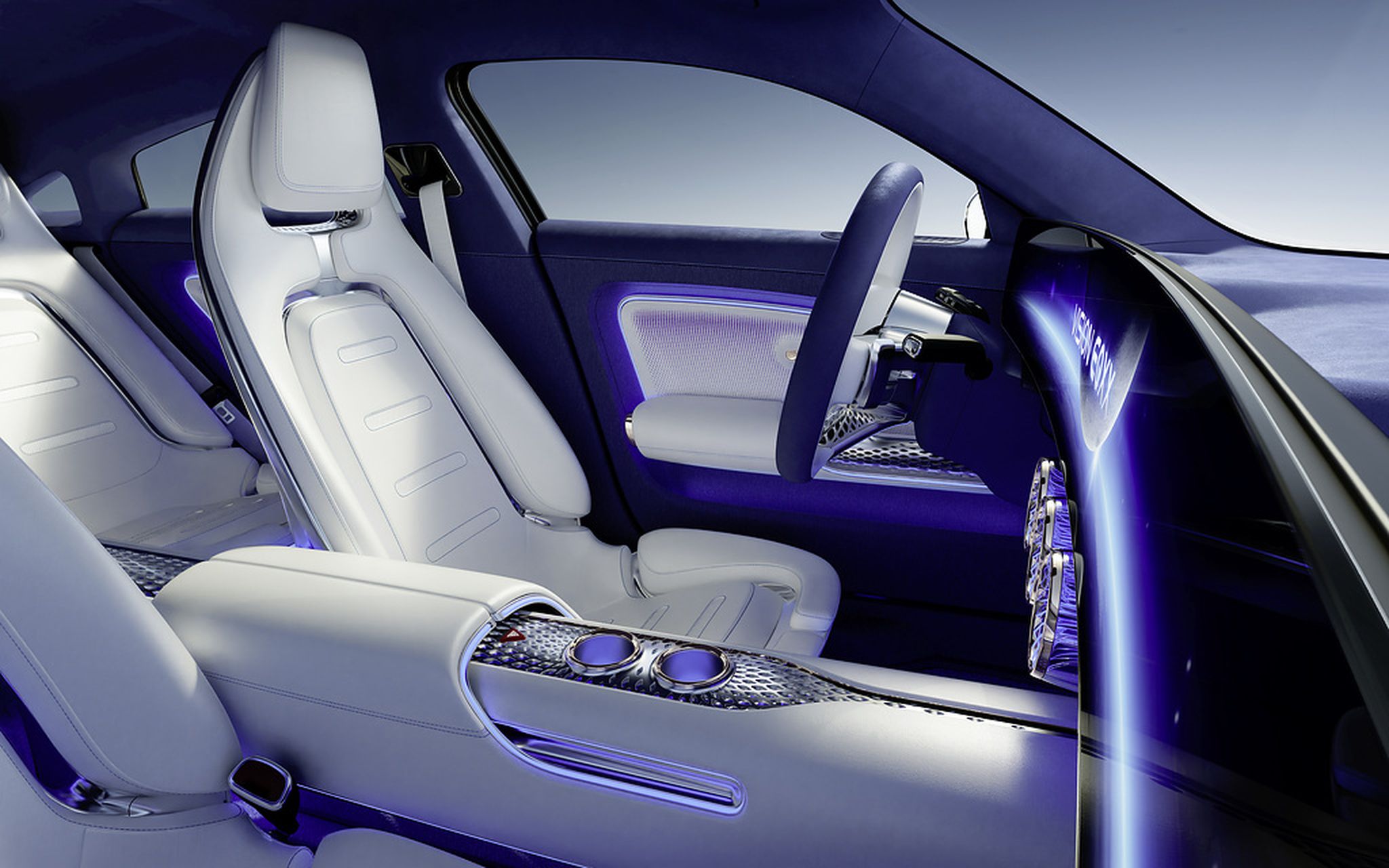 Interior del Mercedes Vision EQXX