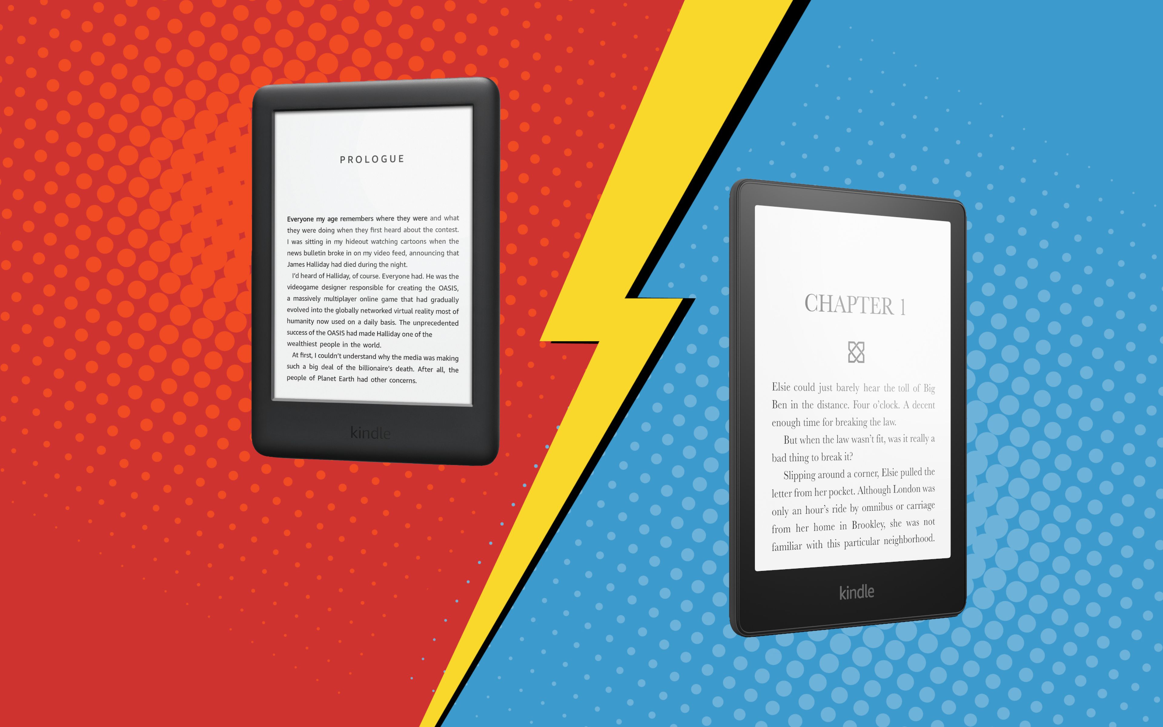 Kindle vs Kindle Paperwhite