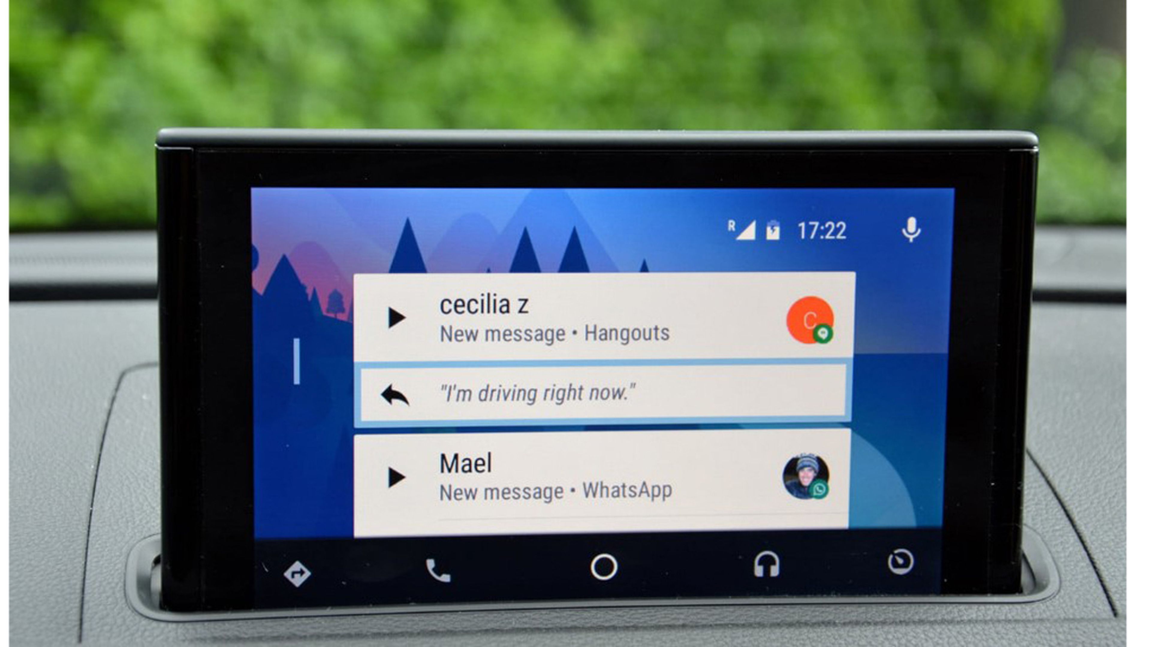 Mensajes Android Auto