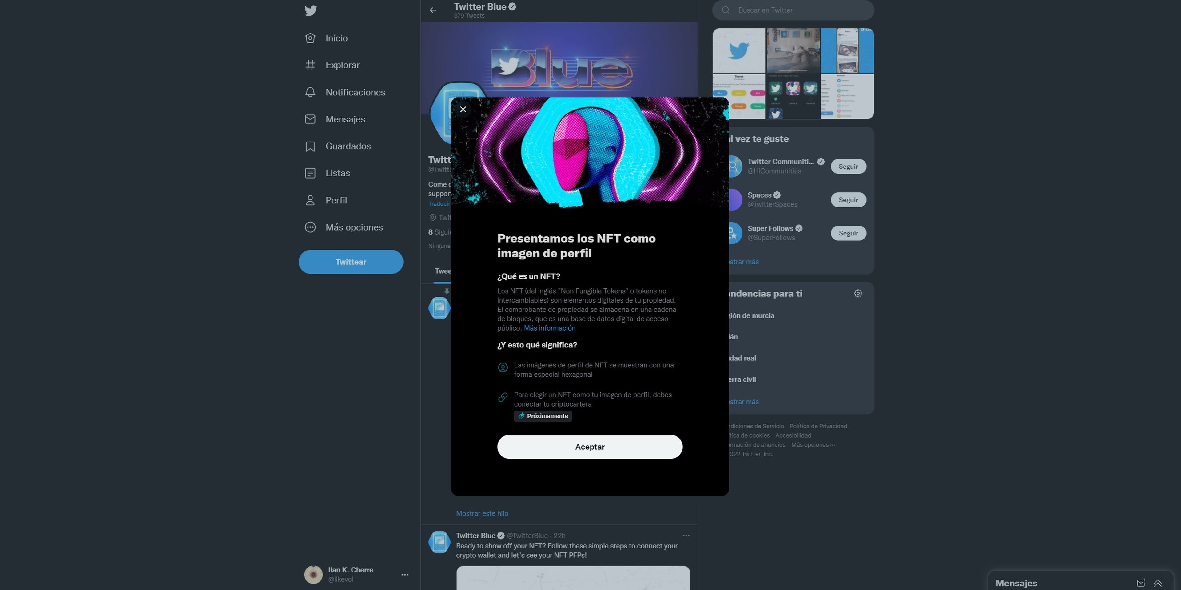 Twitter apuesta por los NFT y ahora permitirá a los usuarios utilizarlos como foto de perfil