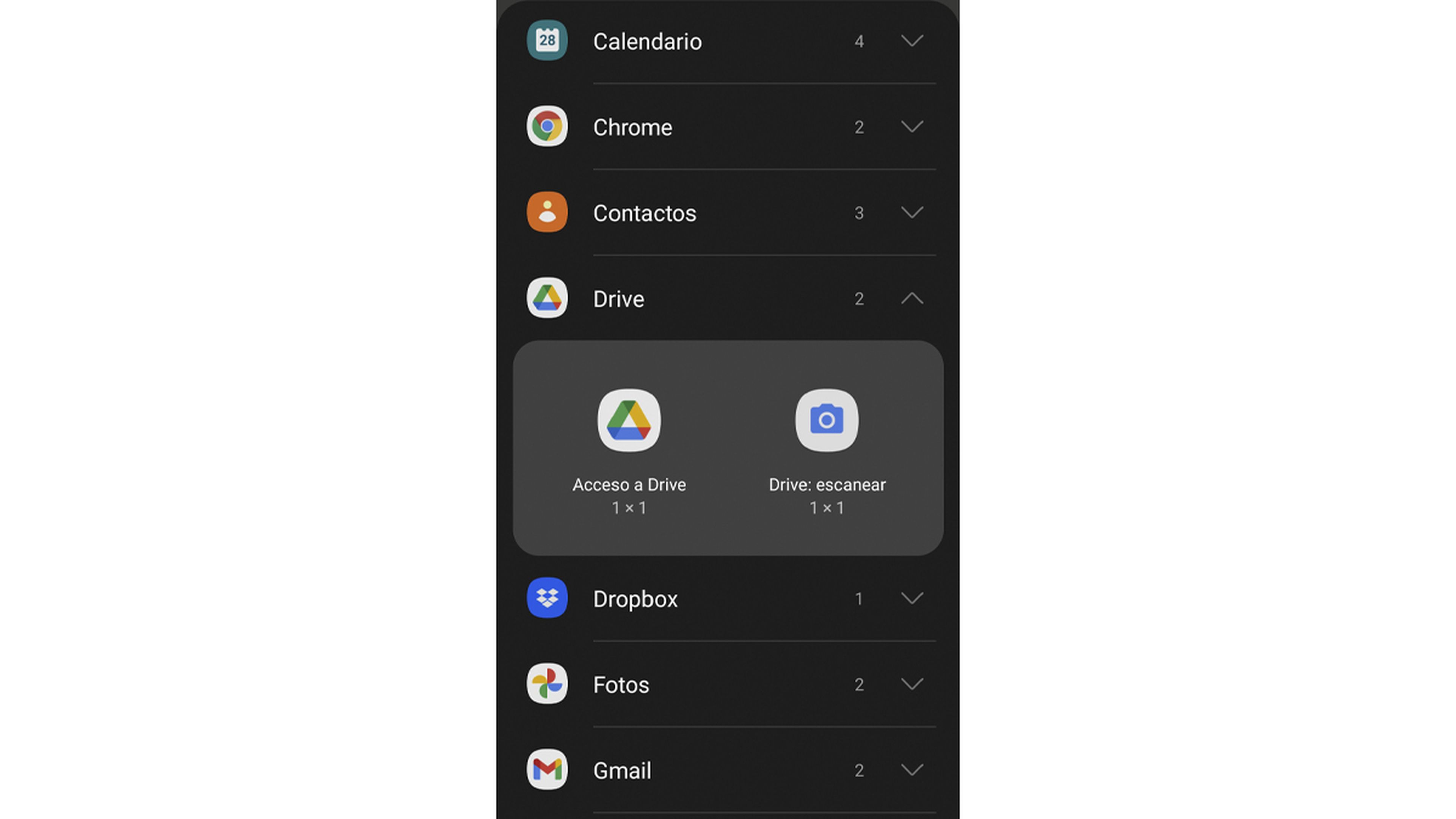 Widgets Android 12