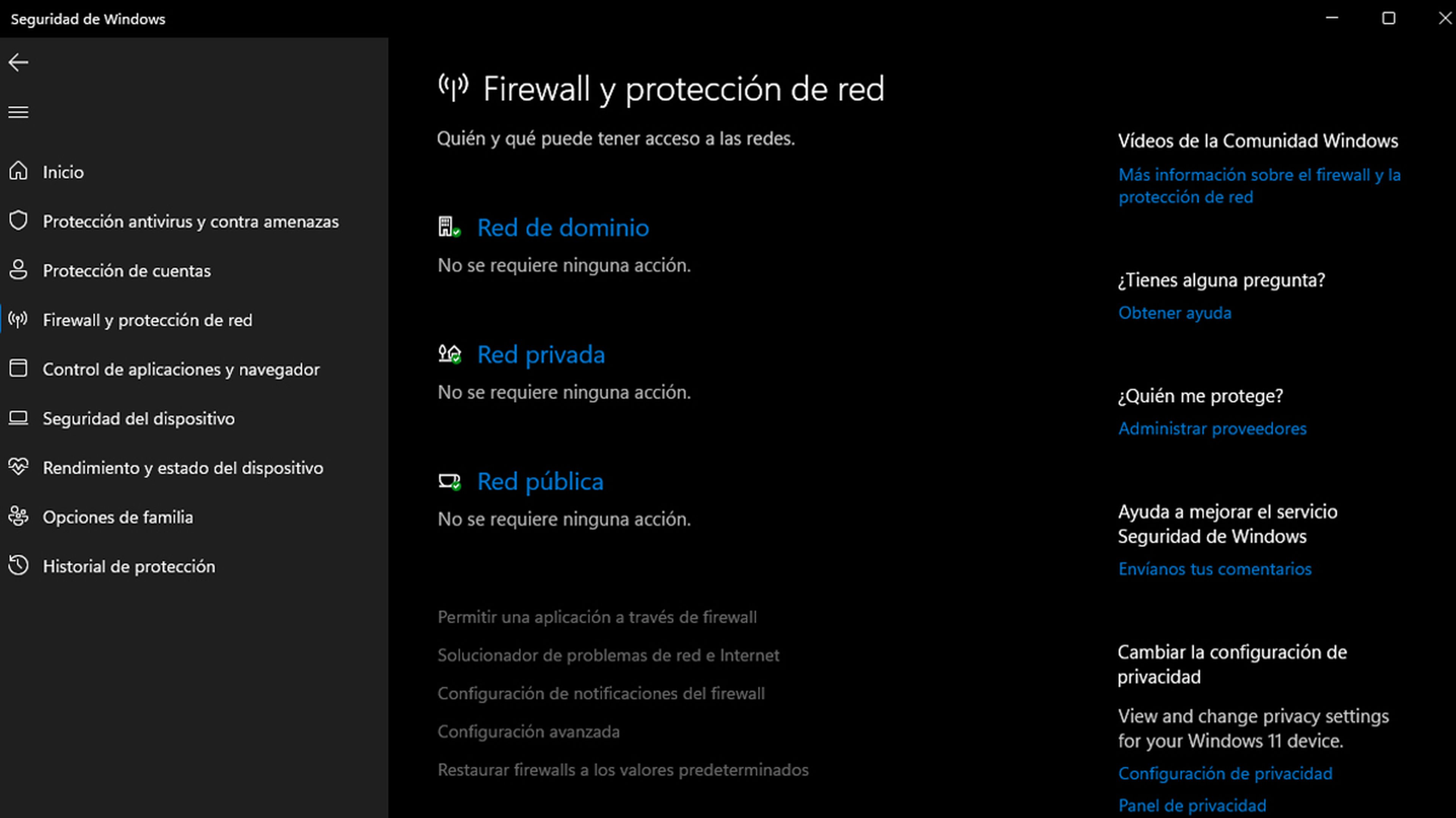 Firewal Windows 11