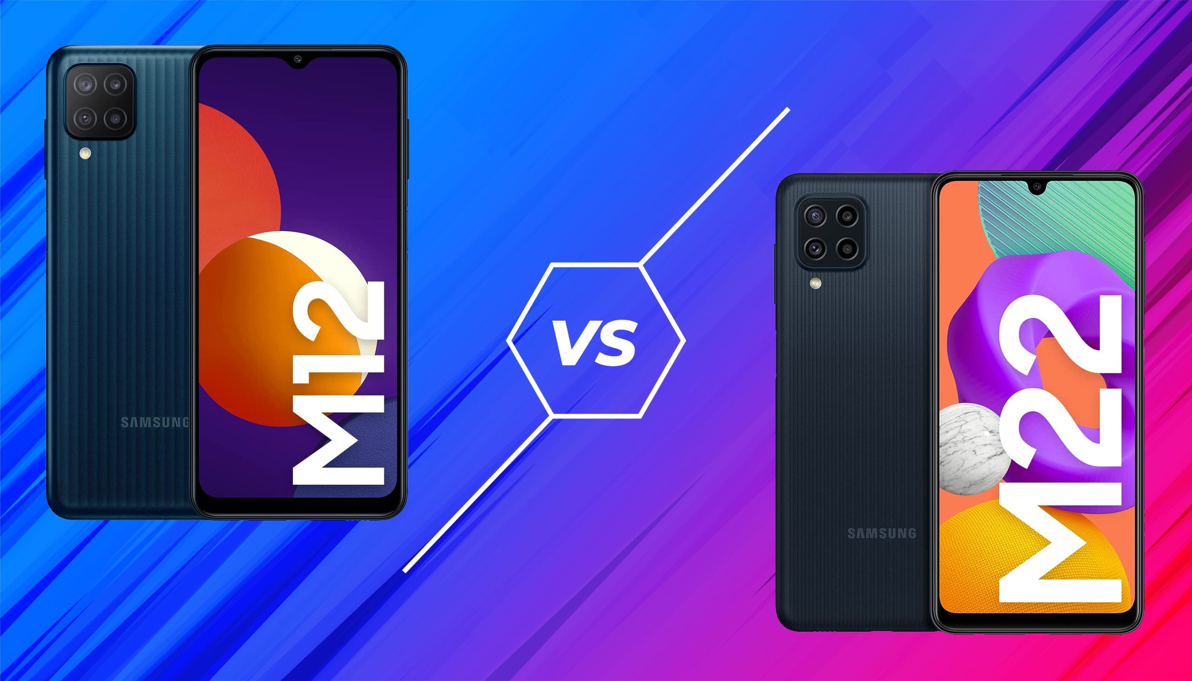 Samsung Galaxy M12 vs Galaxy M22