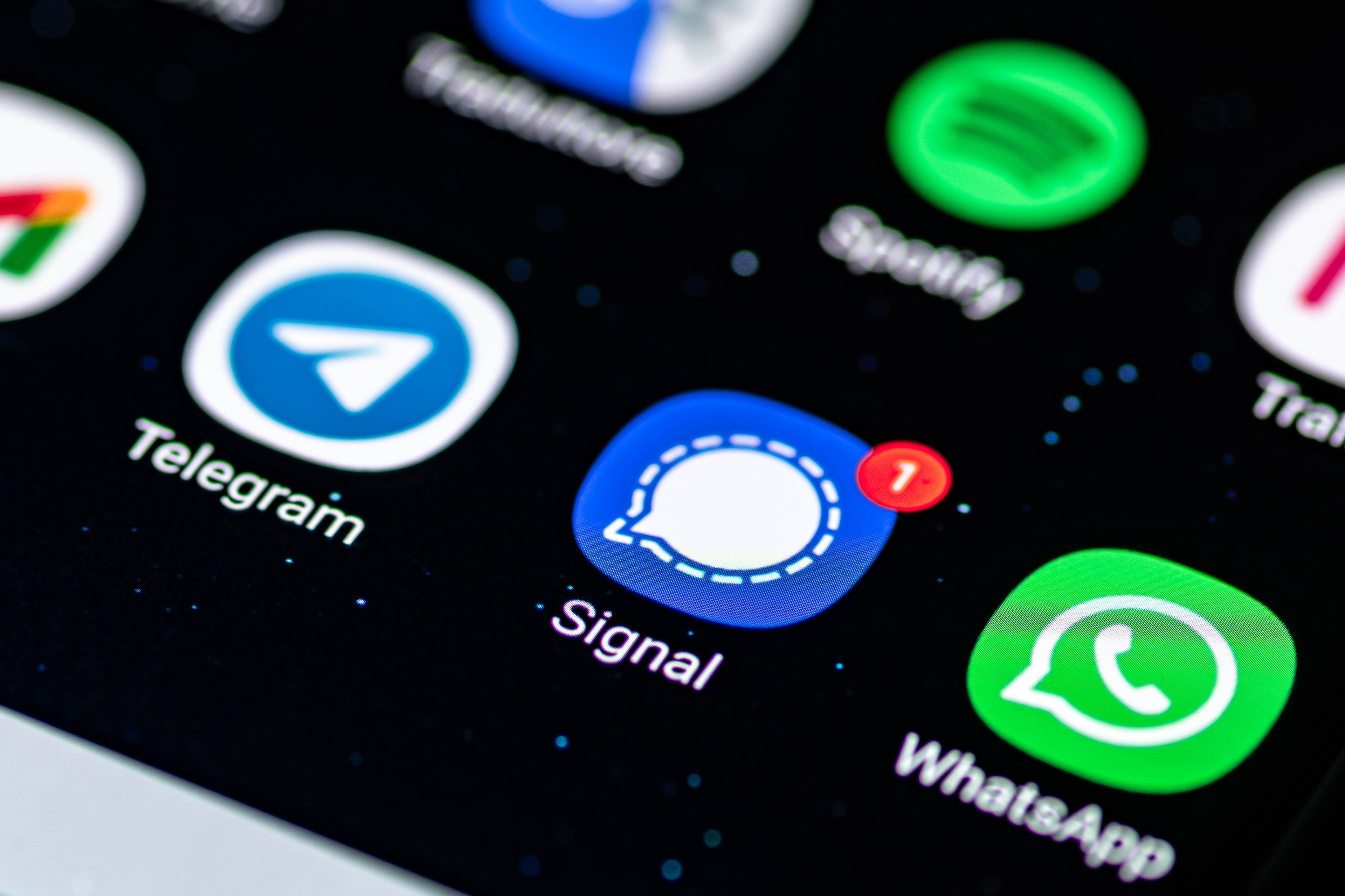 Signal WhatsApp Telegram