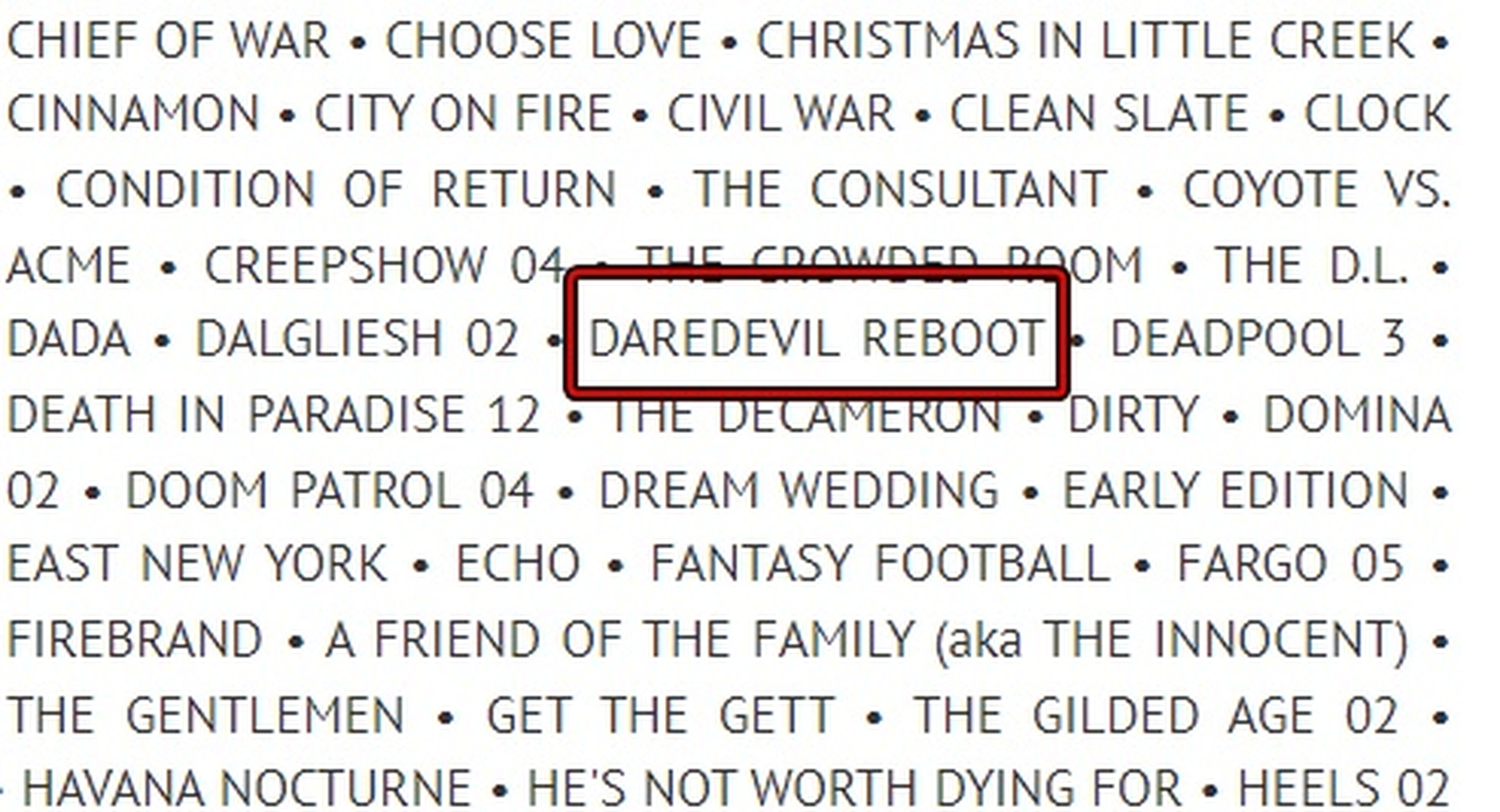 Confirmado el reboot de Daredevil