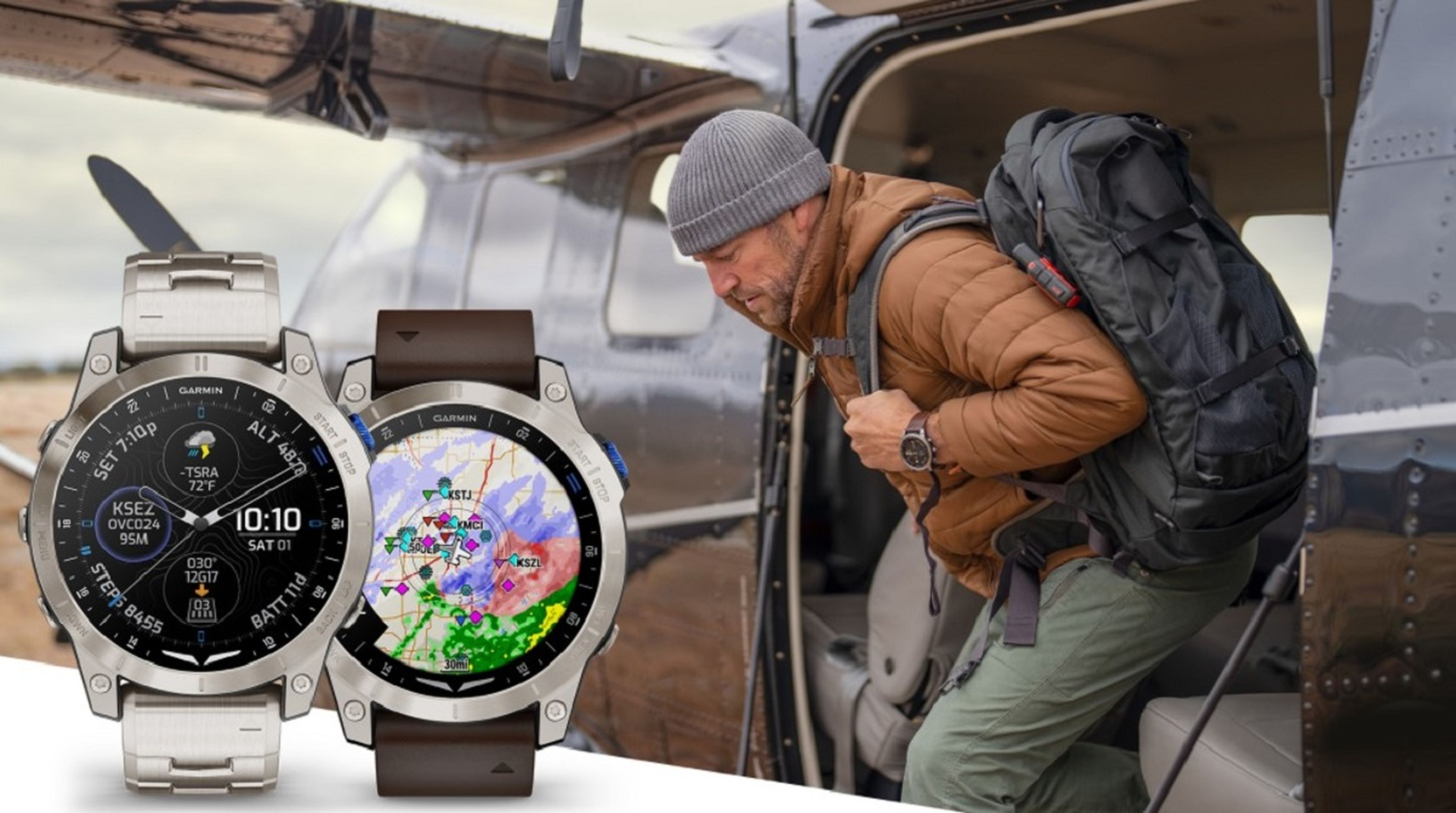 Garmin prepara un smartwatch con funcionalidades únicas para pilotos de avión
