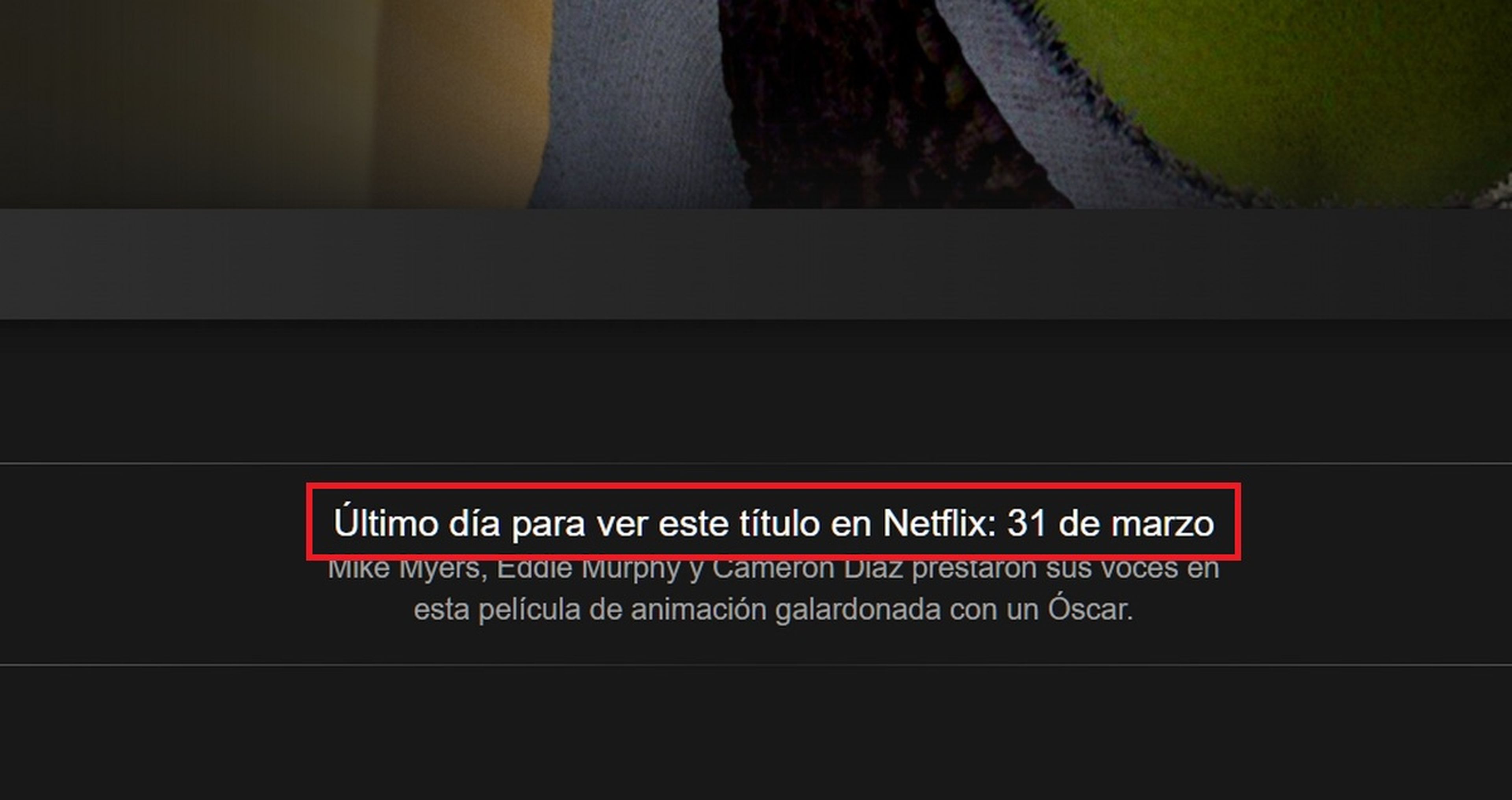 Shrek se va de Netflix