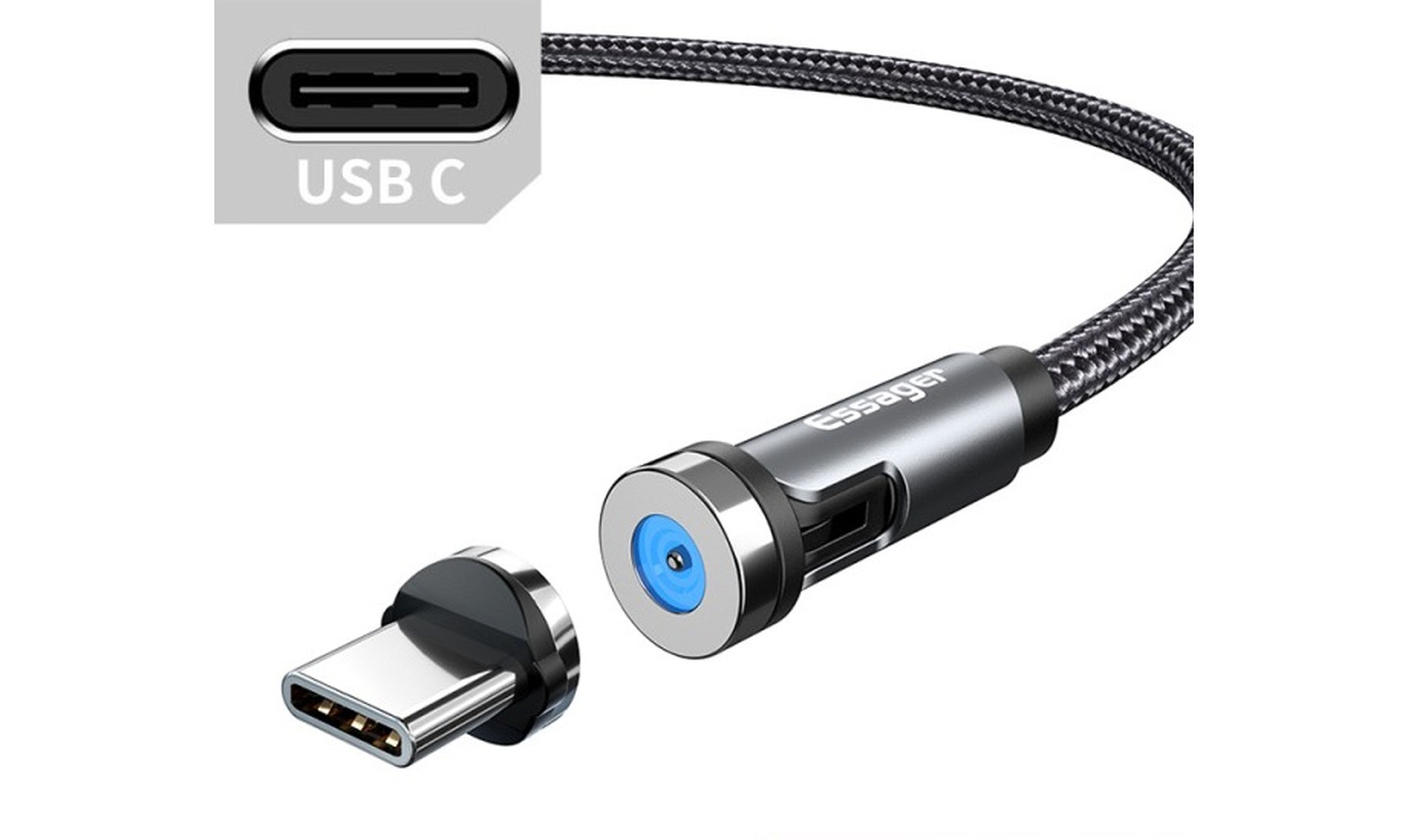 Cable USB-C magnético