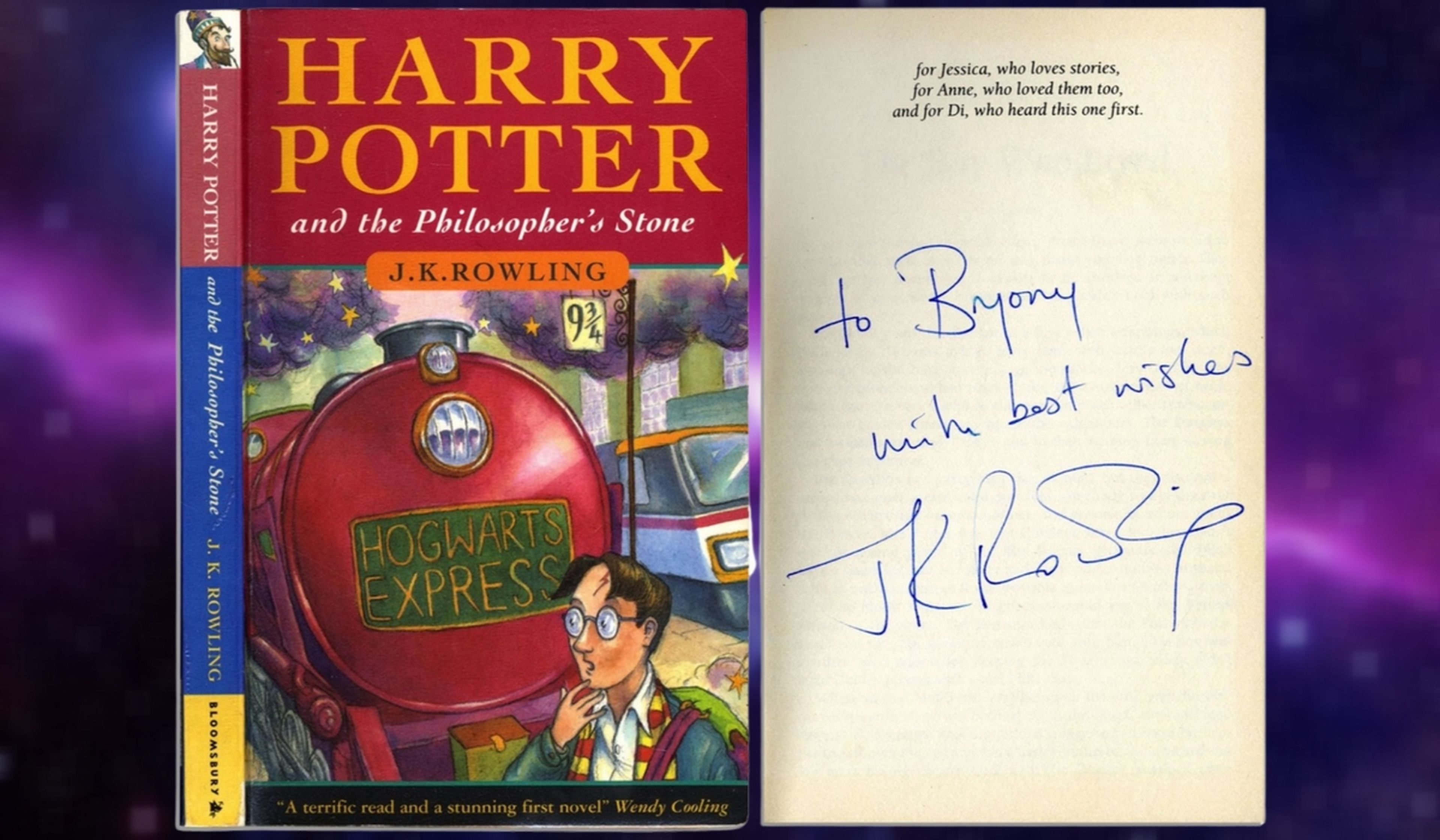 J.K. Rowling le regaló a su padre una primera edición dedicada de Harry Potter... seguro que adivinas lo que hizo con el libro