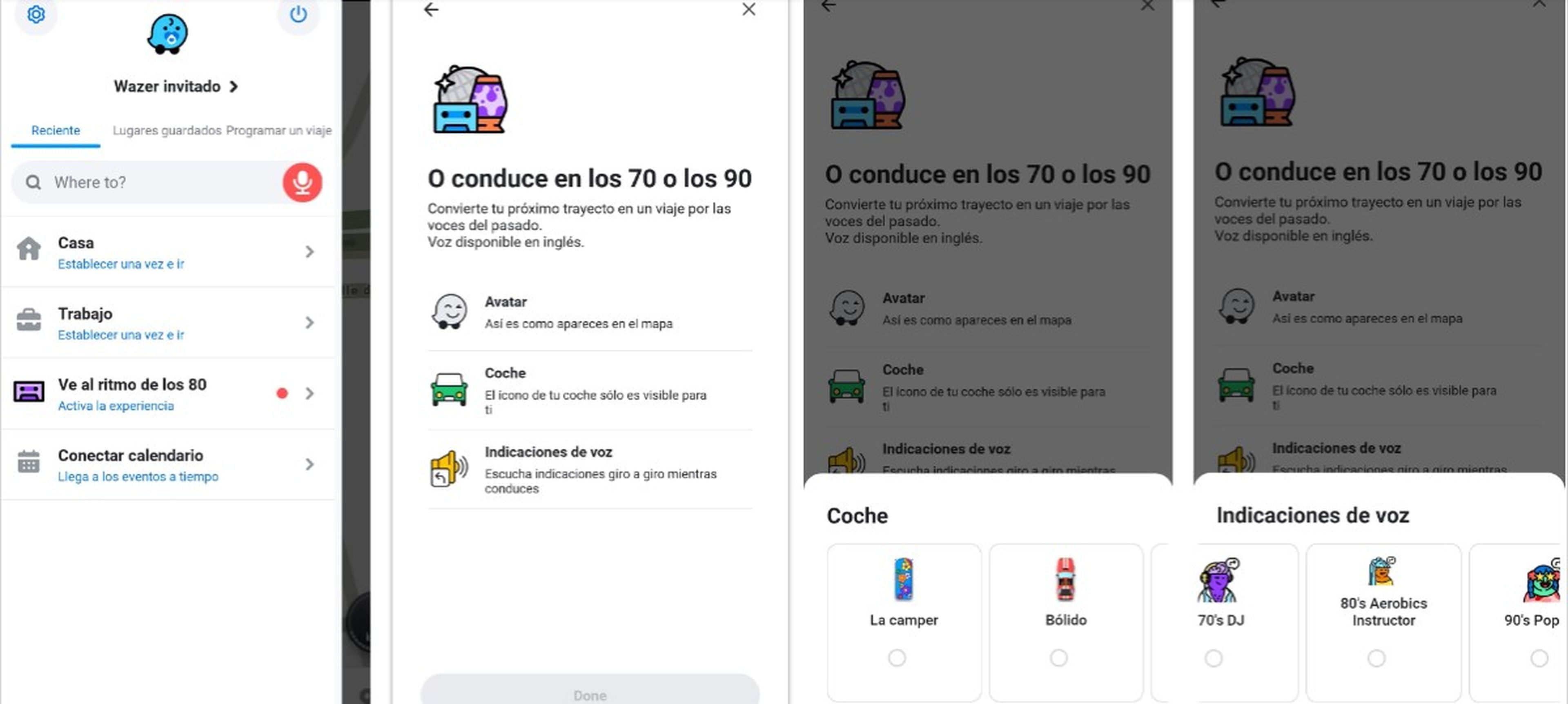 Llega el Modo Retro de Waze: todo lo que puedes hacer con él