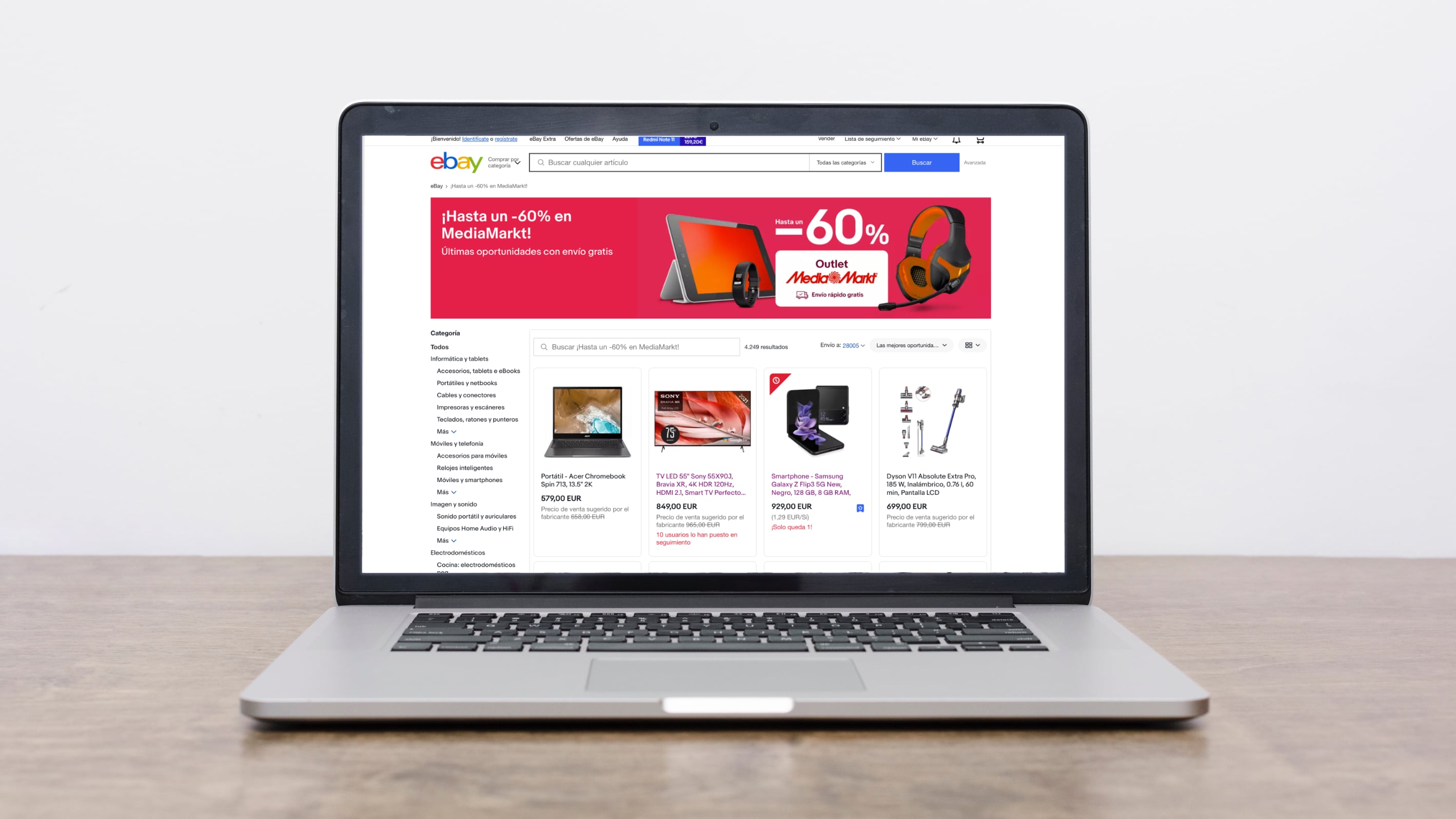 amount of sales Stevenson Obligate Liquidación en productos de MediaMarkt en eBay: hasta un 60% de descuento |  Tecnología - ComputerHoy.com