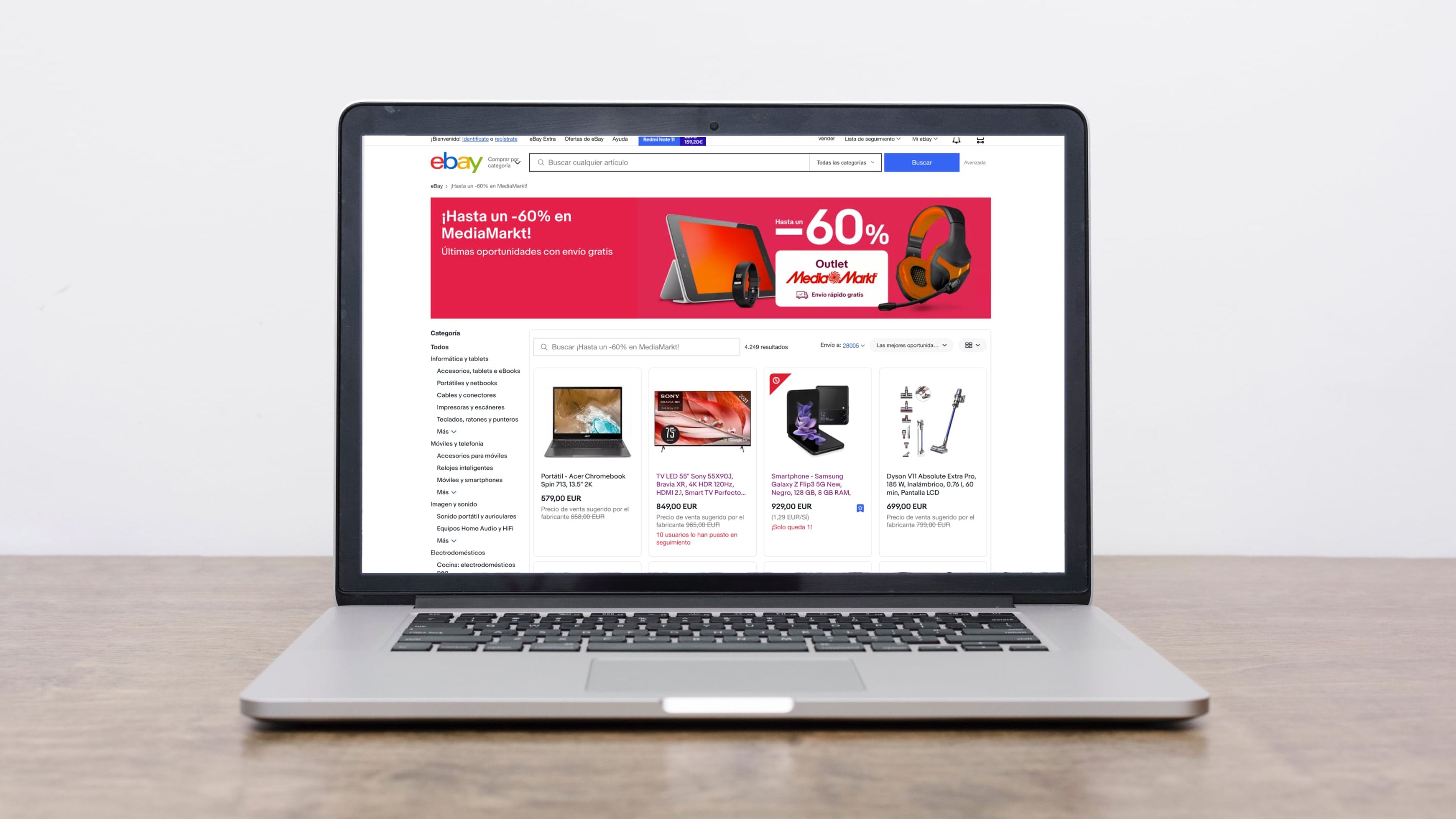 calibre Sucio Santuario Liquidación en productos de Media Markt en eBay: hasta un 60% de descuento  | Computer Hoy