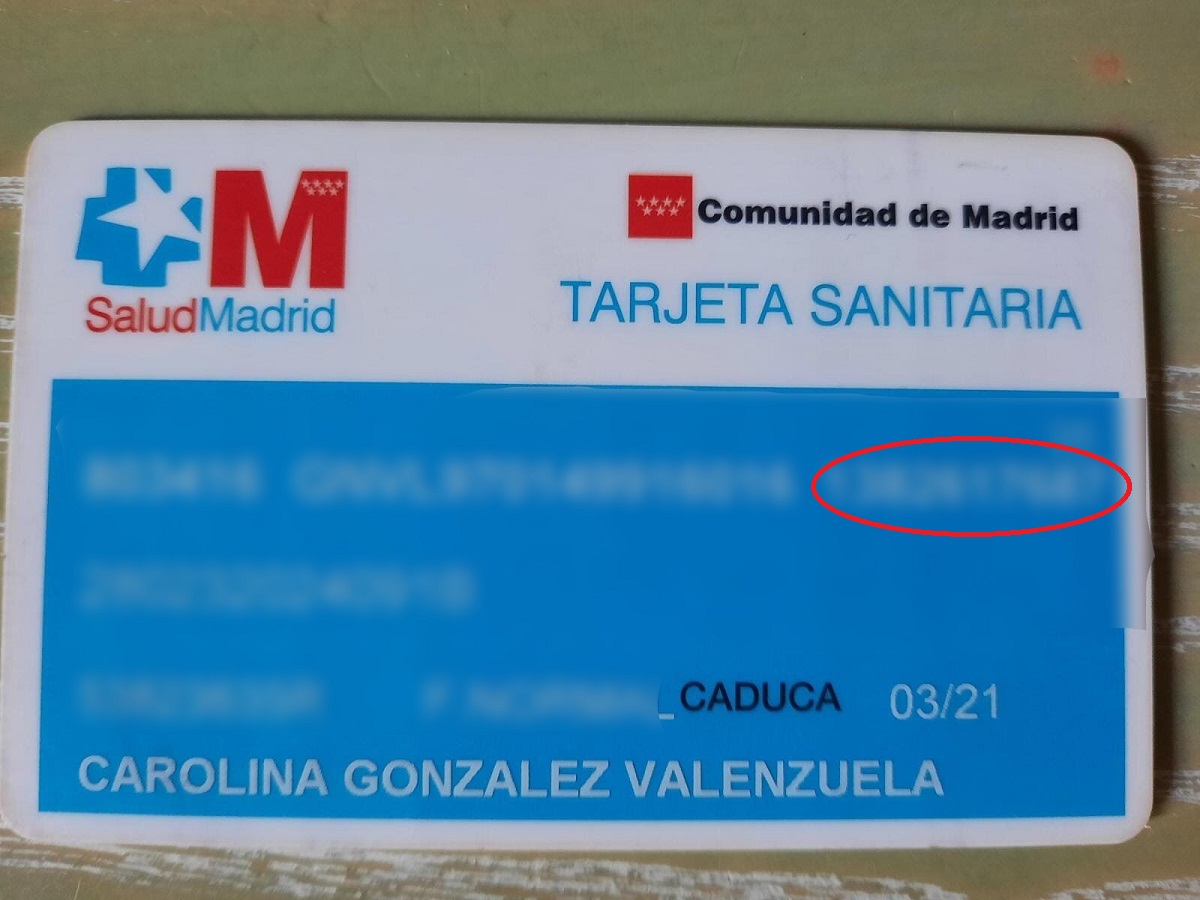 Cuál Es El CIP De La Tarjeta Sanitaria