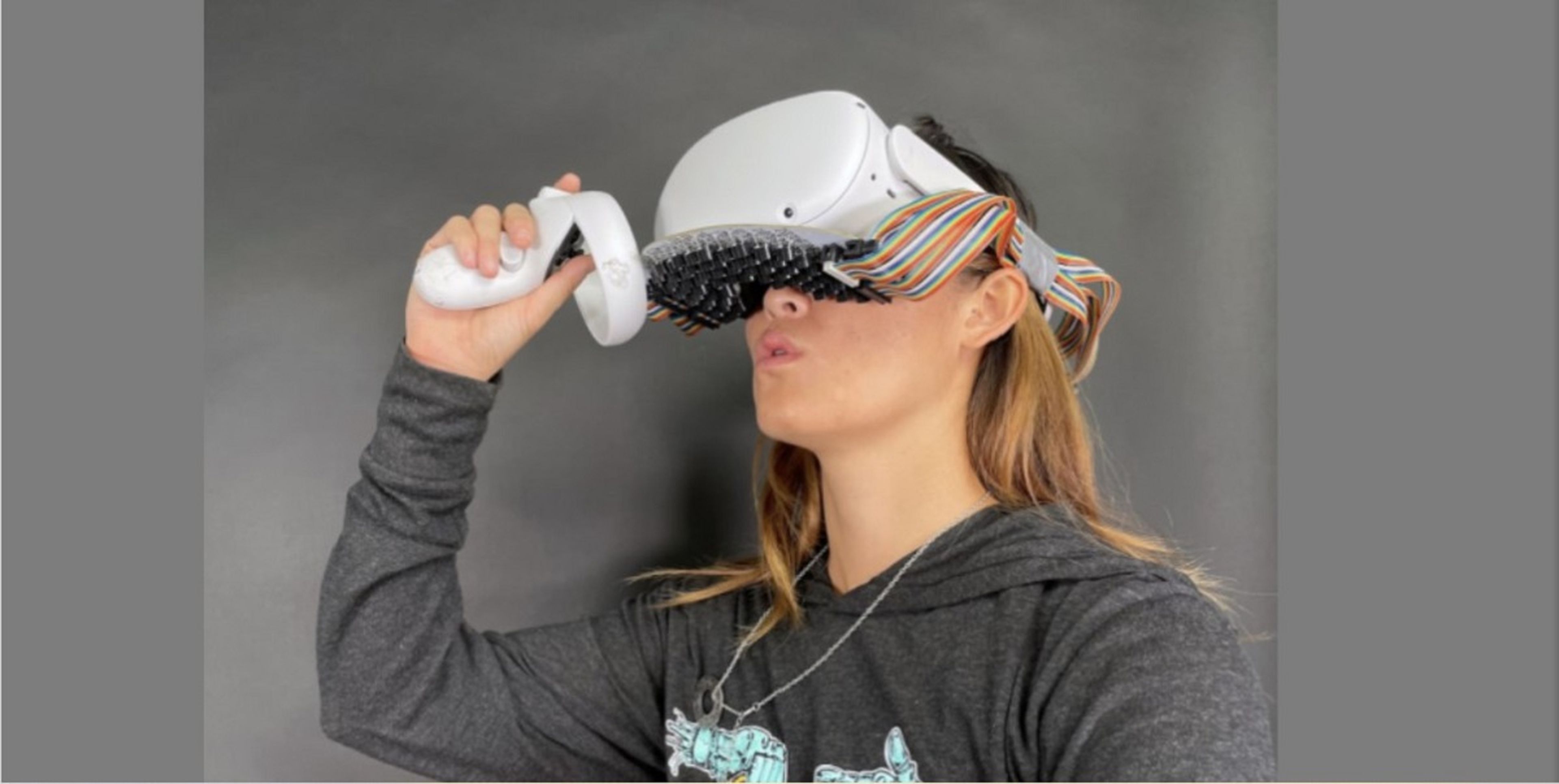 Investigadores desarrollan un dispositivo háptico para tu casco de RV que produce sensaciones en la boca