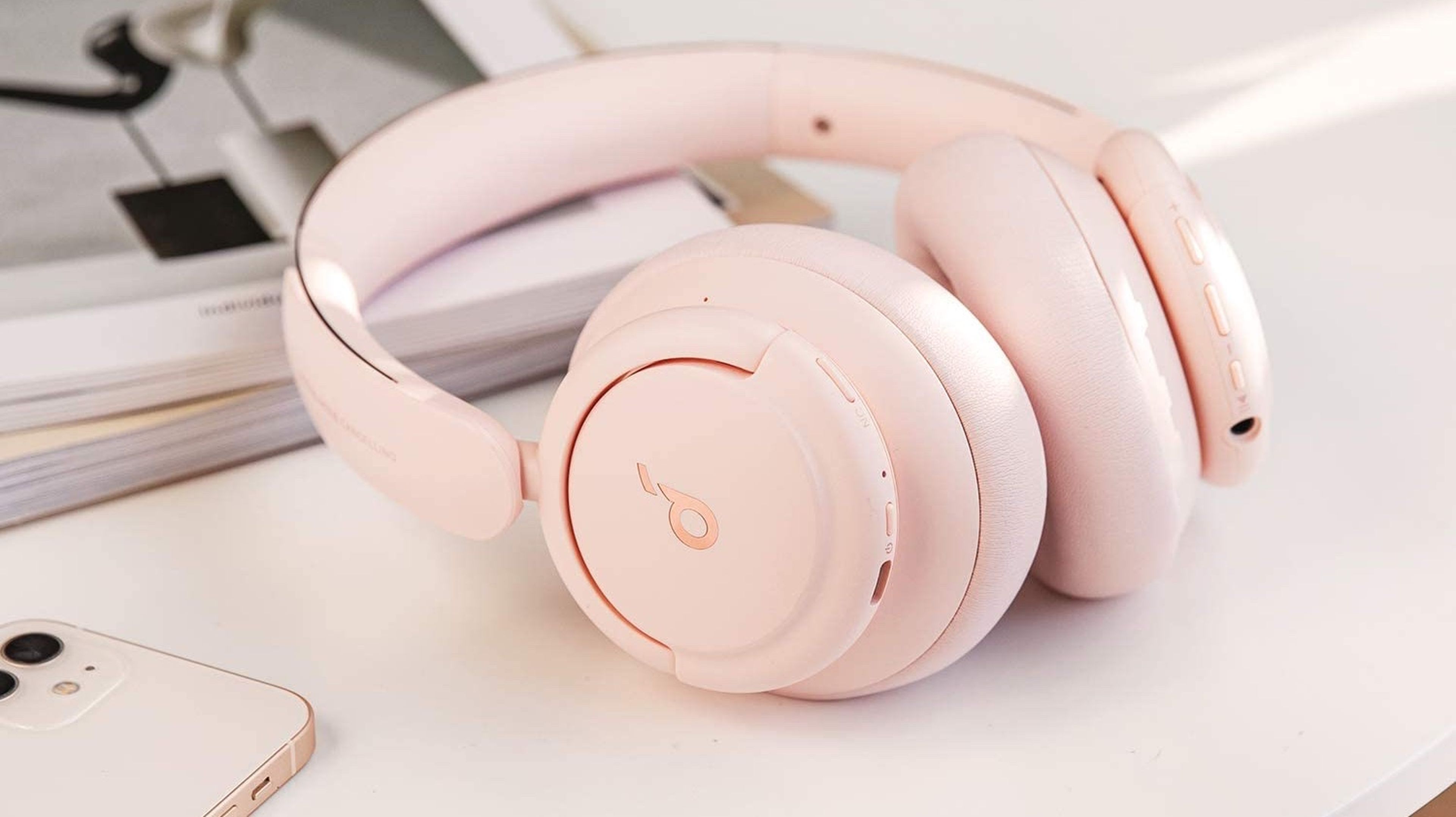 SoundCore Life Q30 en color rosa