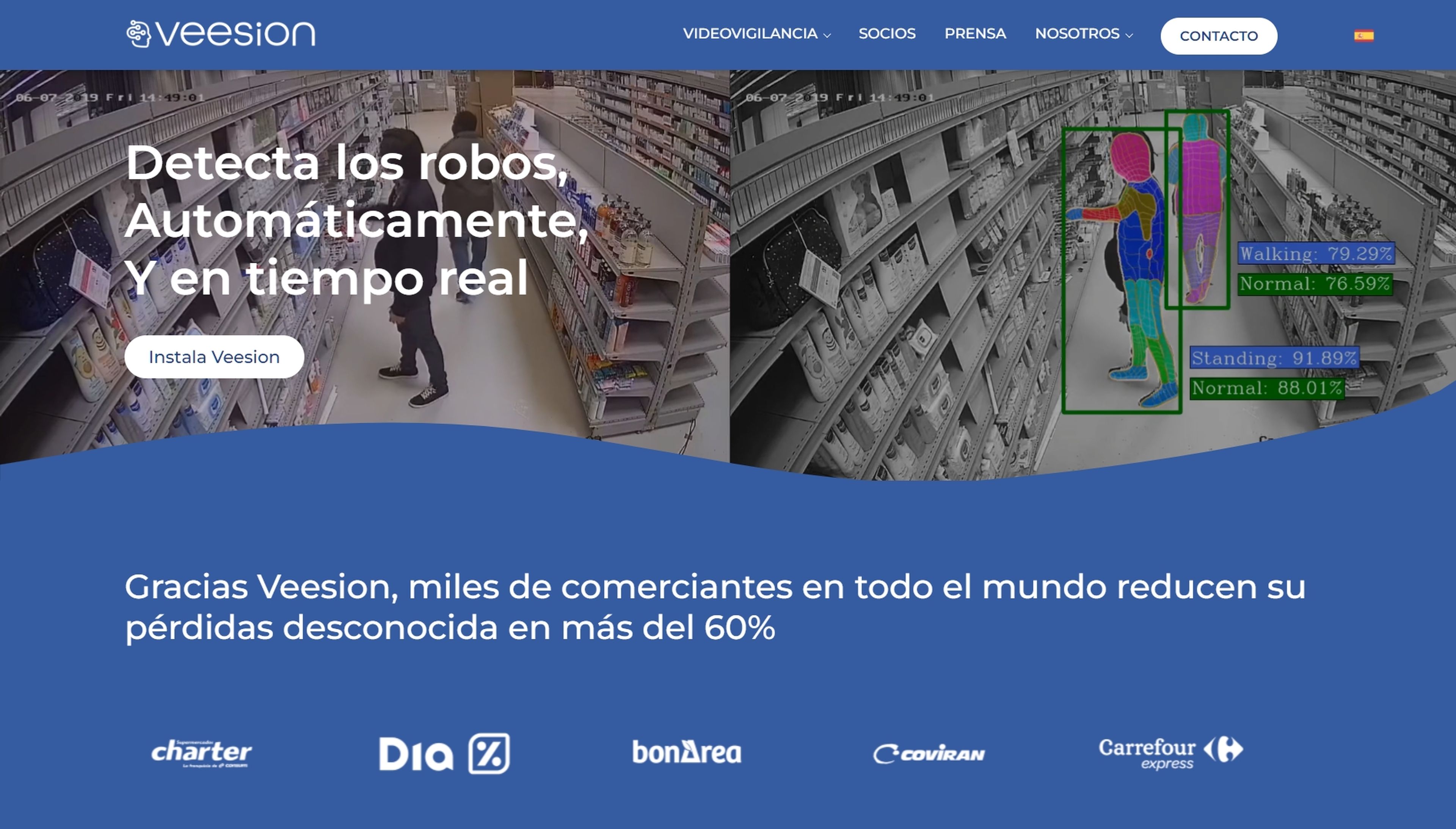 Veesion, la IA que detecta a los ladrones por sus gestos, ya funciona en muchos supermercados españoles