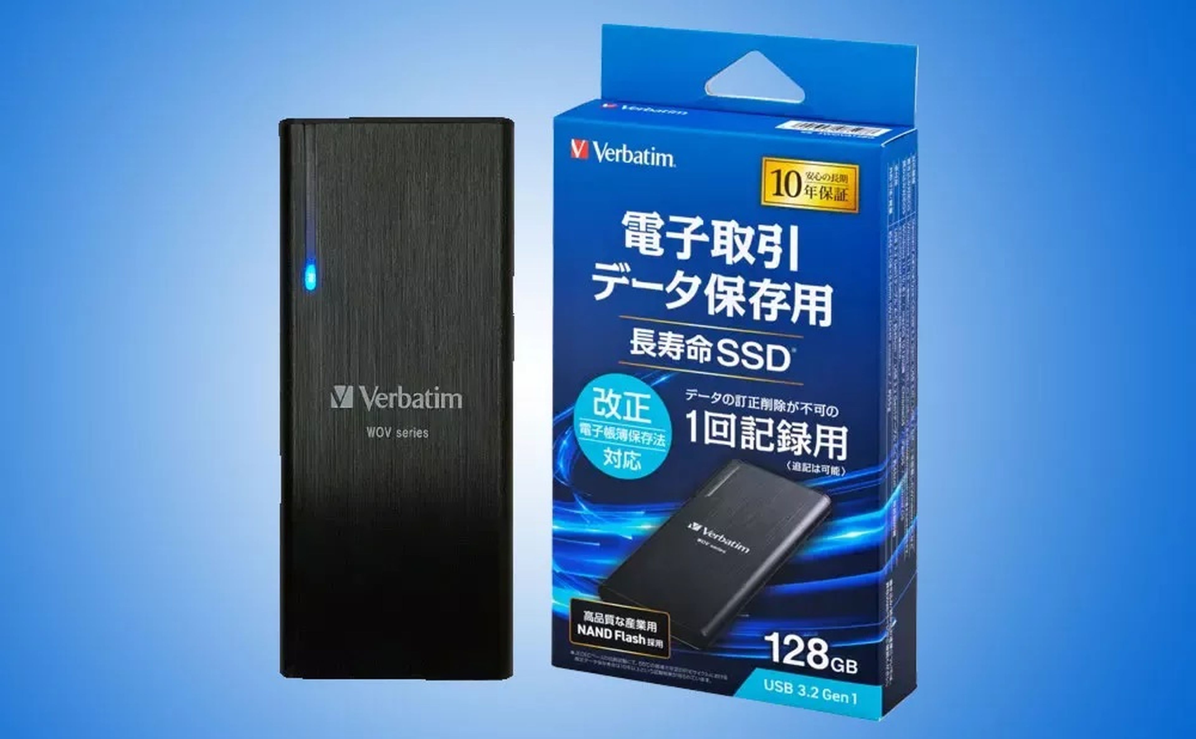 Verbatim lanza un SSD que solo se puede escribir una vez, y dura 10 años