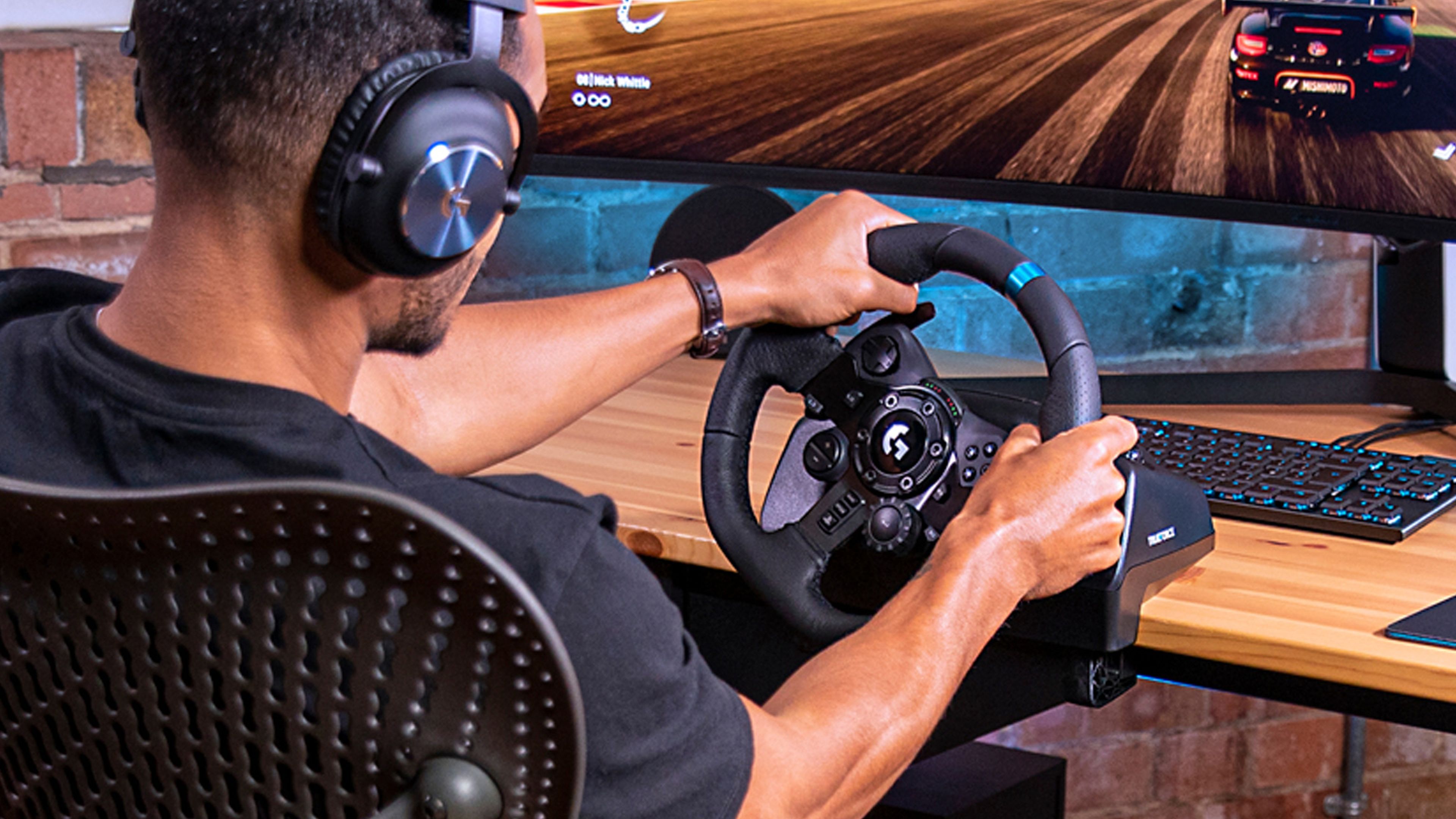 Simulación de carreras, volante para juegos y dispositivos para