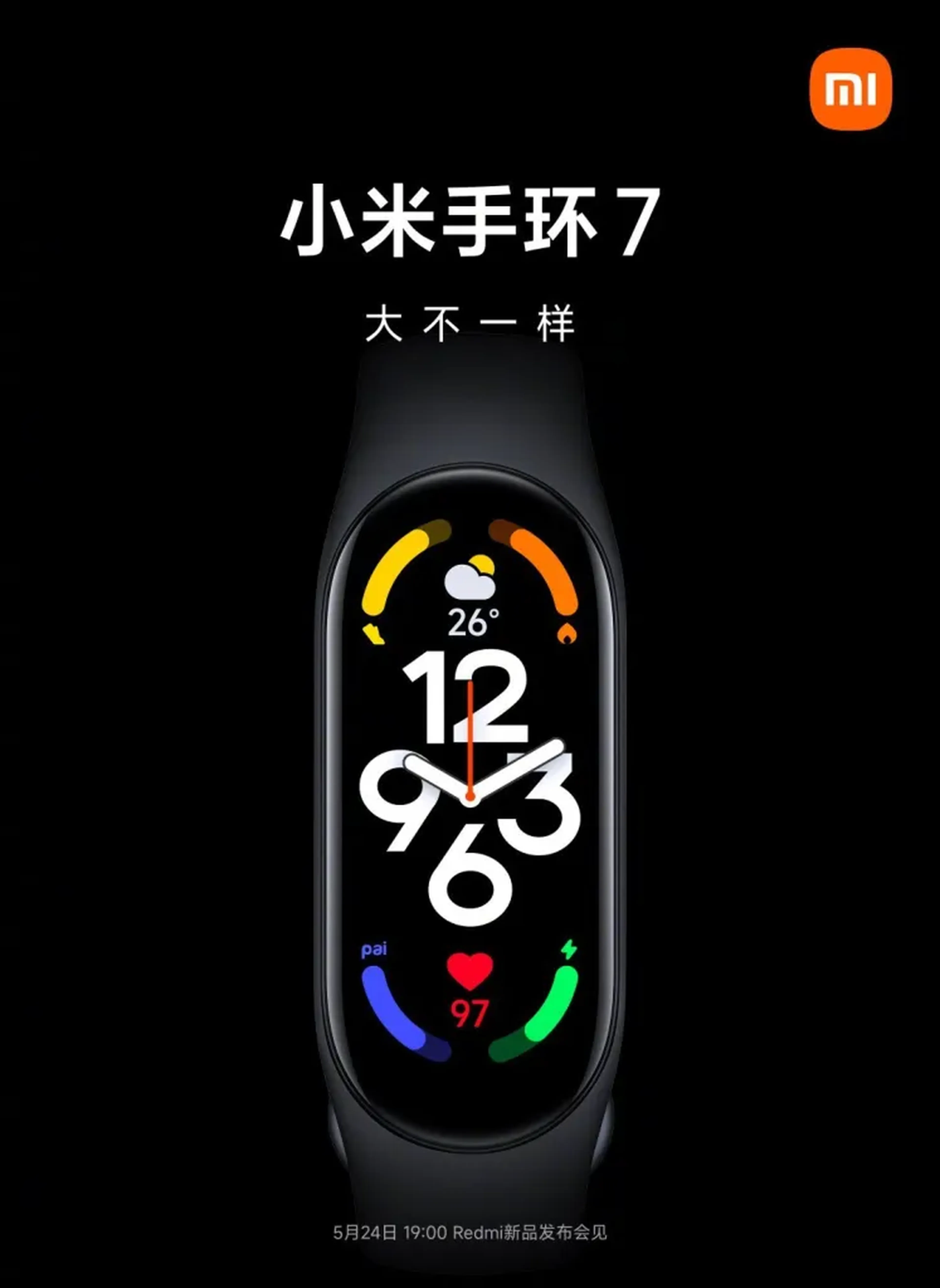 Primer vistazo a la Xiaomi Mi Band 7: pantalla AMOLED y batería de 250 mAh