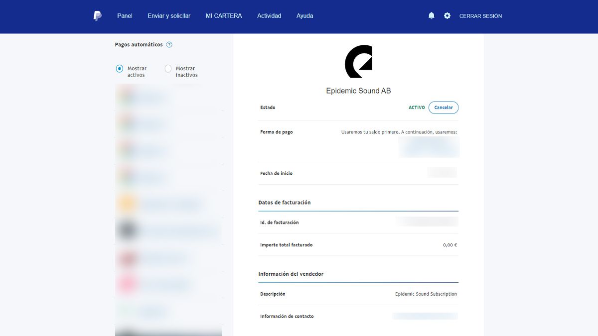 Así puedes cancelar las suscripciones en PayPal