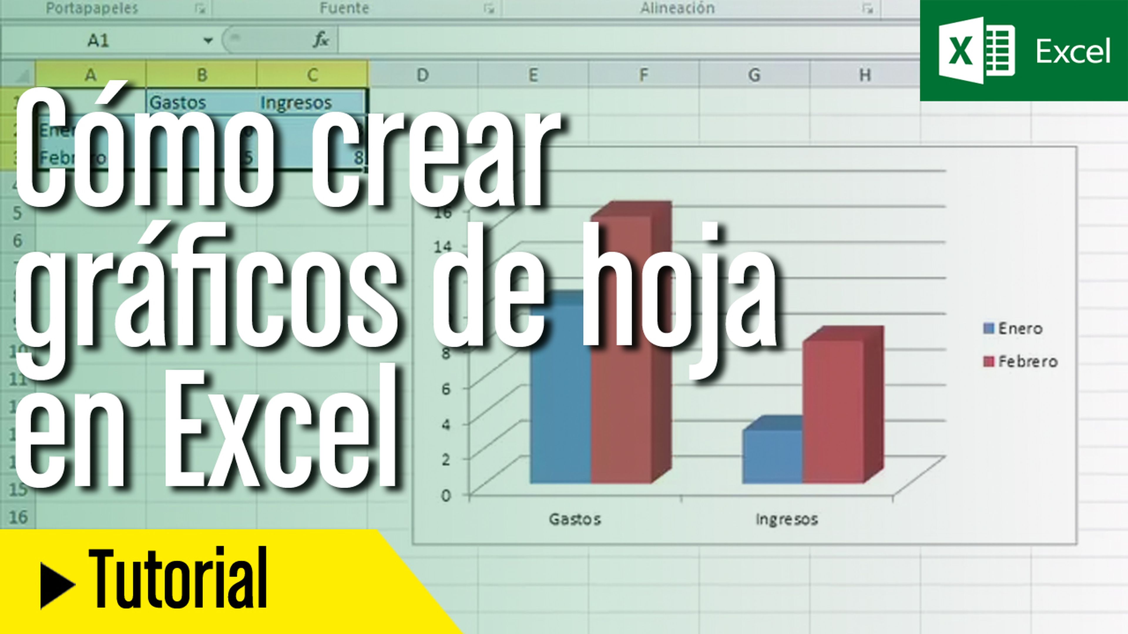 Cómo crear y utlizar gráficos de hoja en Excel