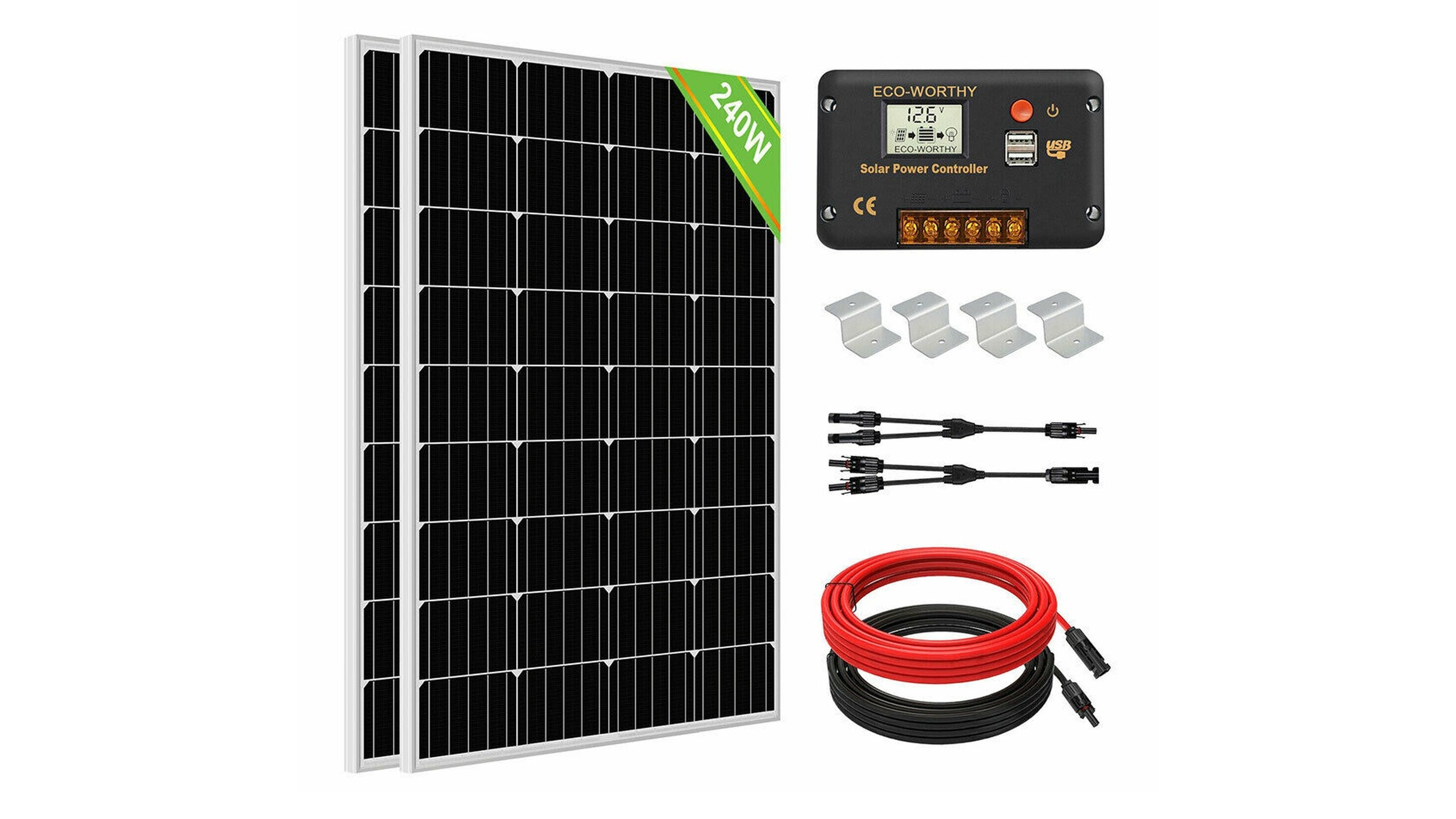Kit de paneles solares 240W