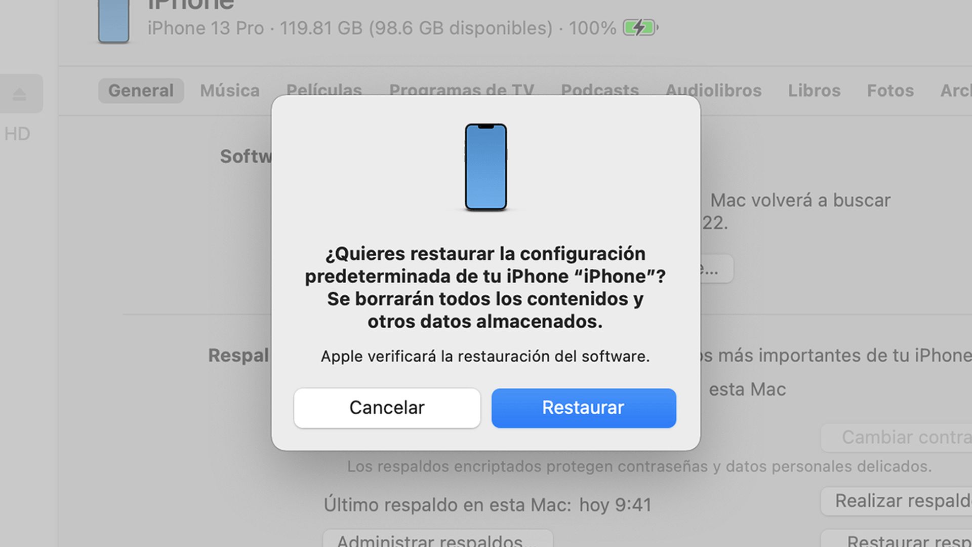 Así puedes formatear un iPhone correctamente antes de venderlo