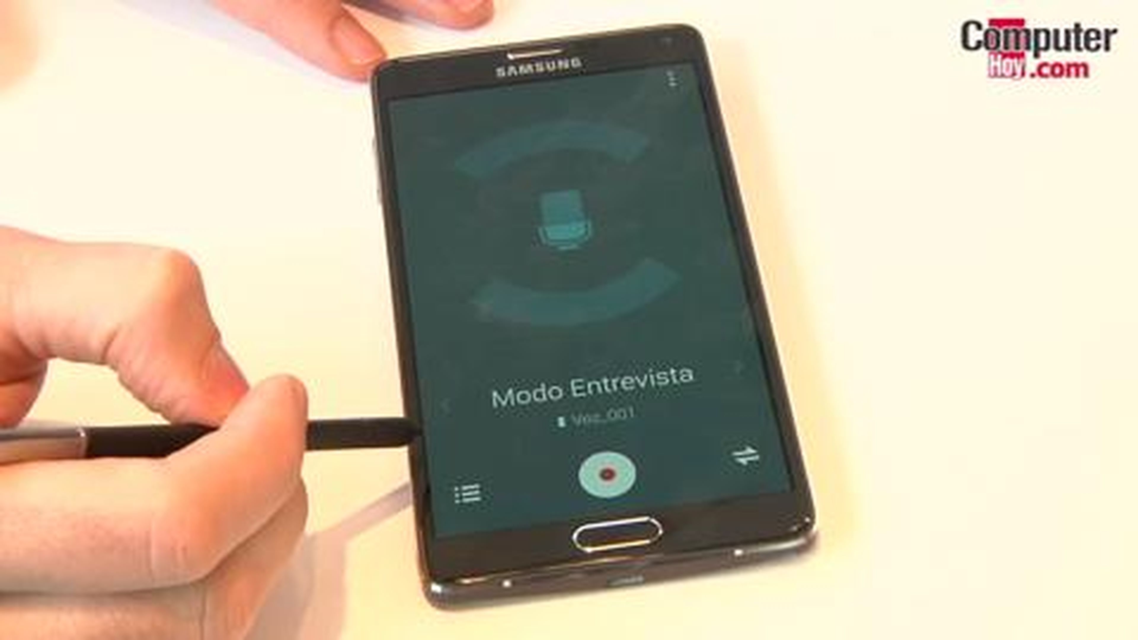 Samsung Galaxy Note 4 Grabador de voz
