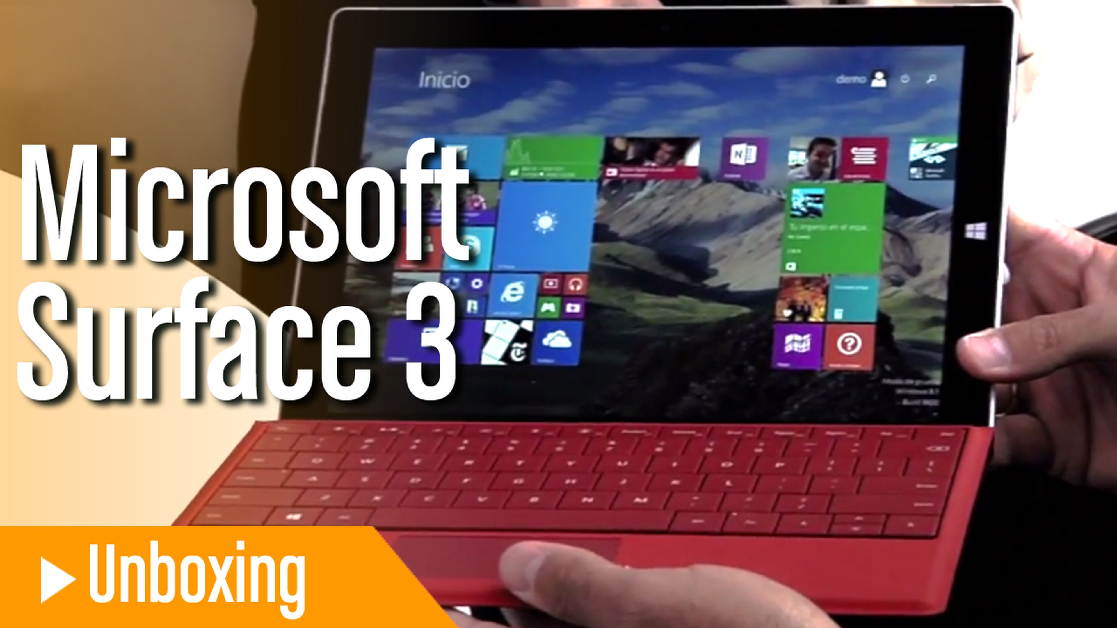 Unboxing Microsoft Surface 3