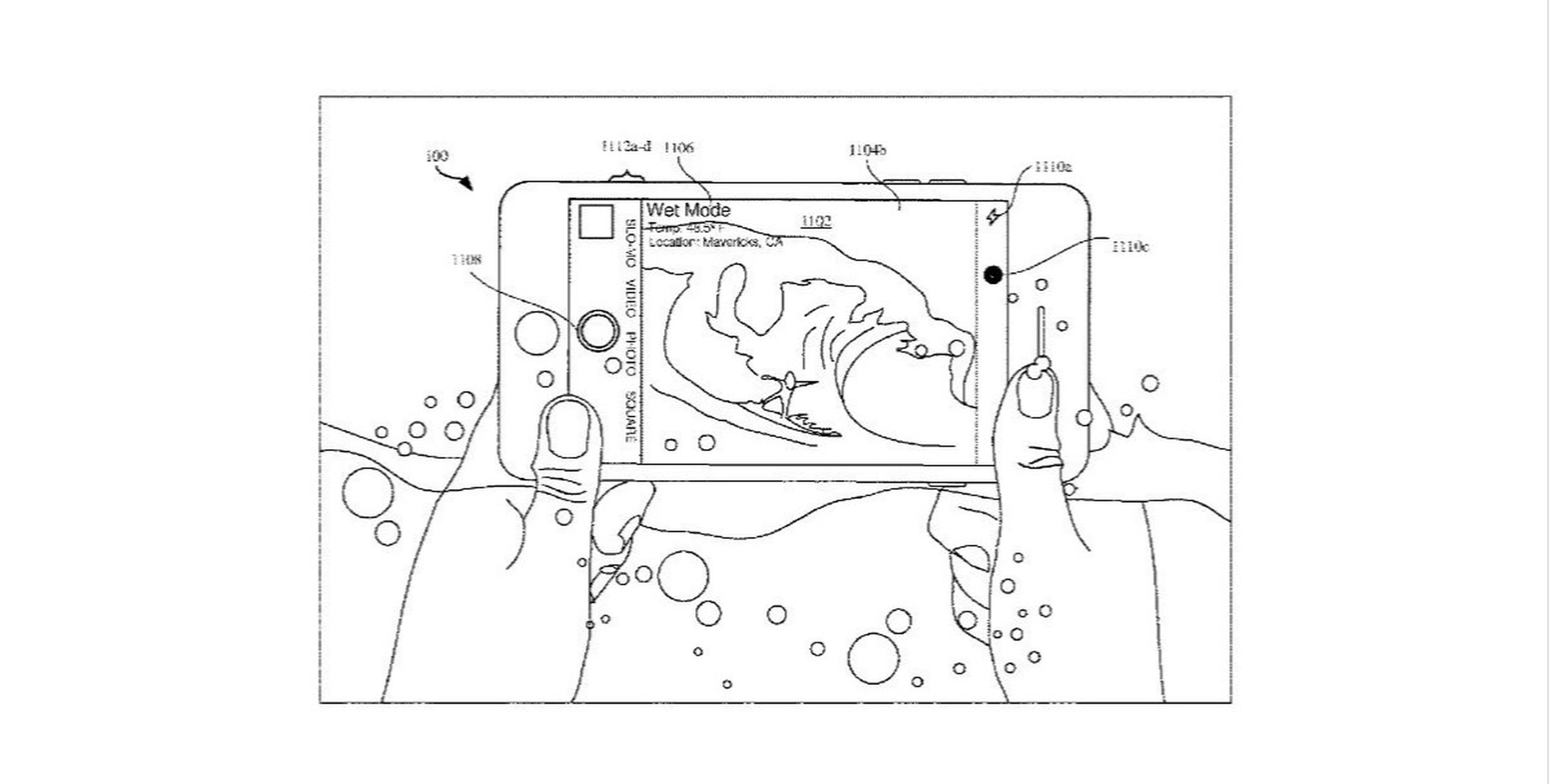 Apple ya tiene la patente para el desarrollo de una nueva característica que permitirá el uso del iPhone bajo la lluvia