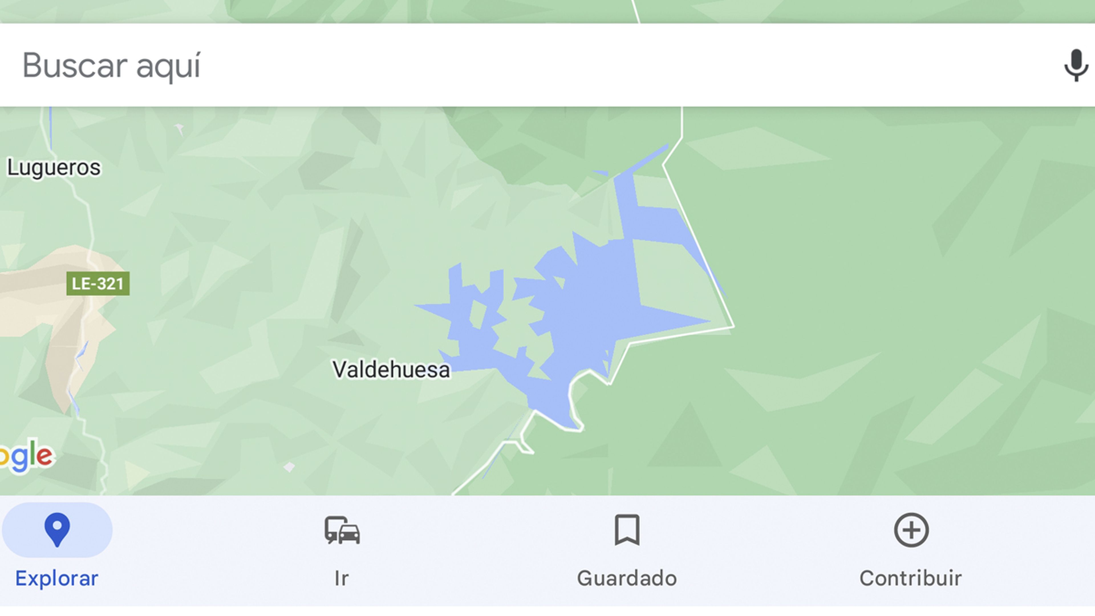 Colores Google Maps Naturaleza