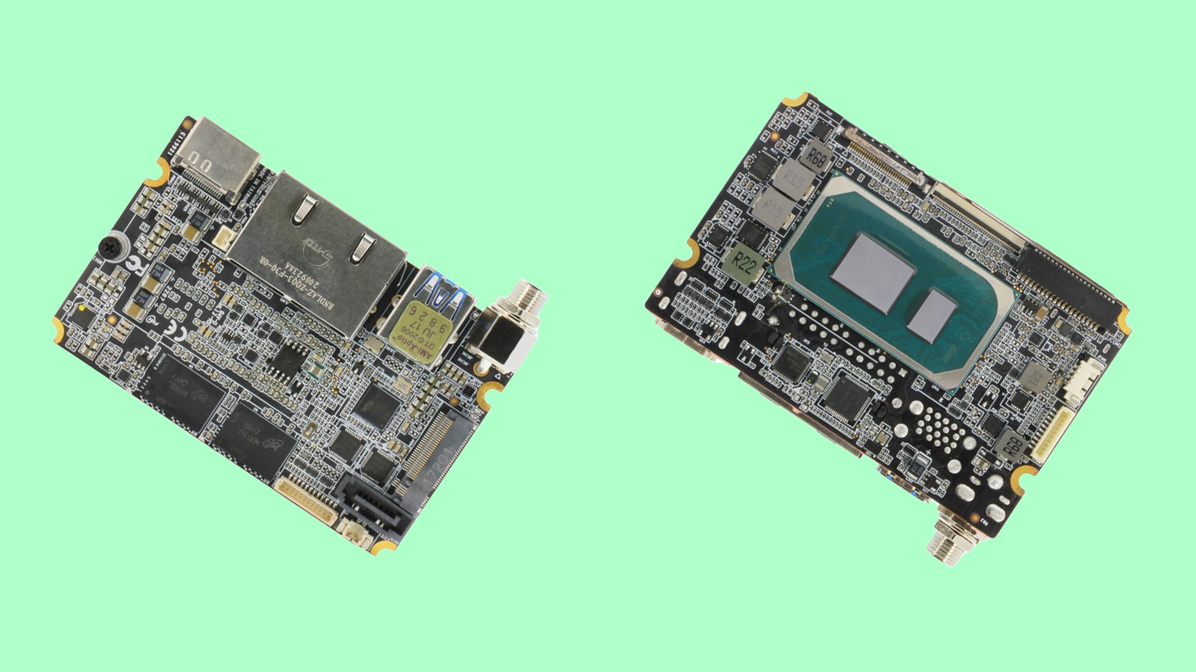 La Raspberry en esteorides: Core i7 11th gen en una placa tamaño tarjeta de crédito