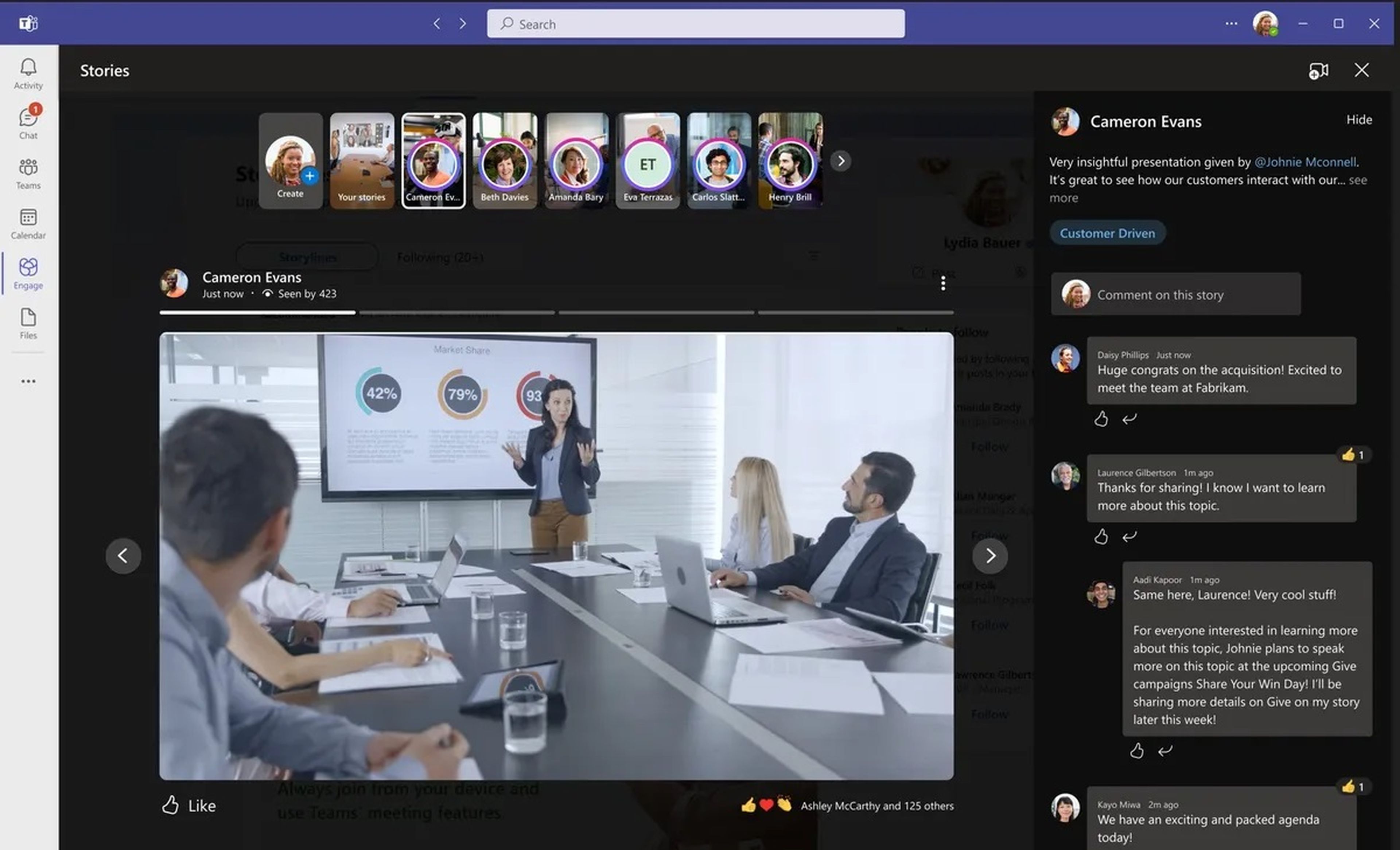 Viva Engage la red social que Microsoft presenta para compartir imágenes y stories en Teams