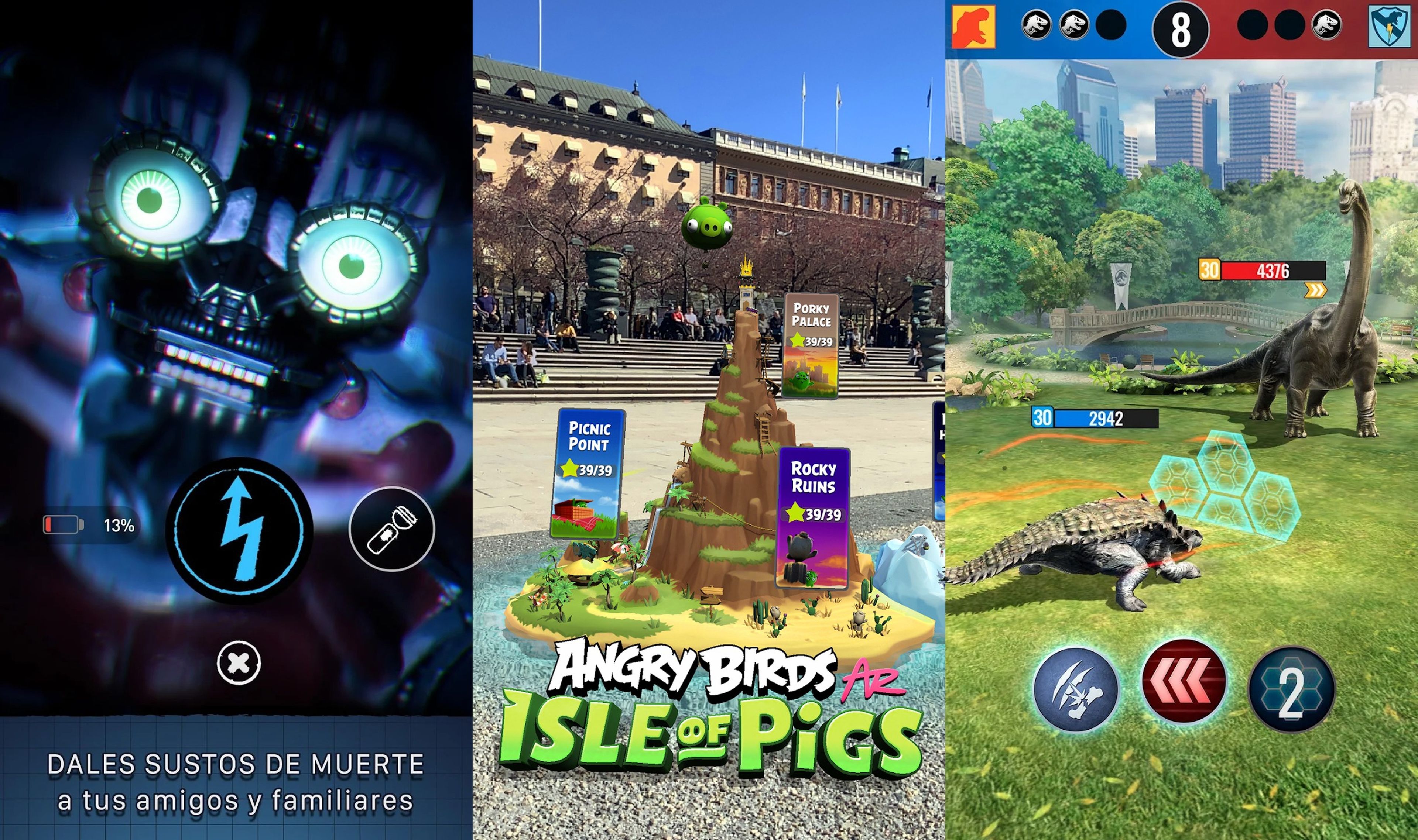 Los 7 mejores juegos de realidad aumentada y alternativa para iPhone y Android