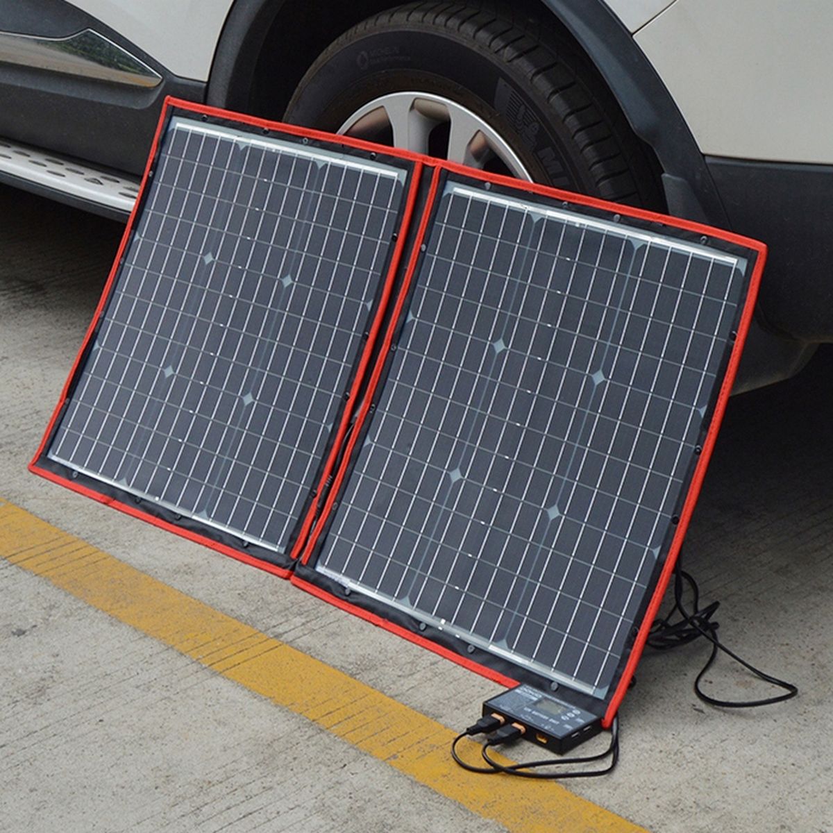 Estos paneles solares plegables y portátiles, a partir de 110