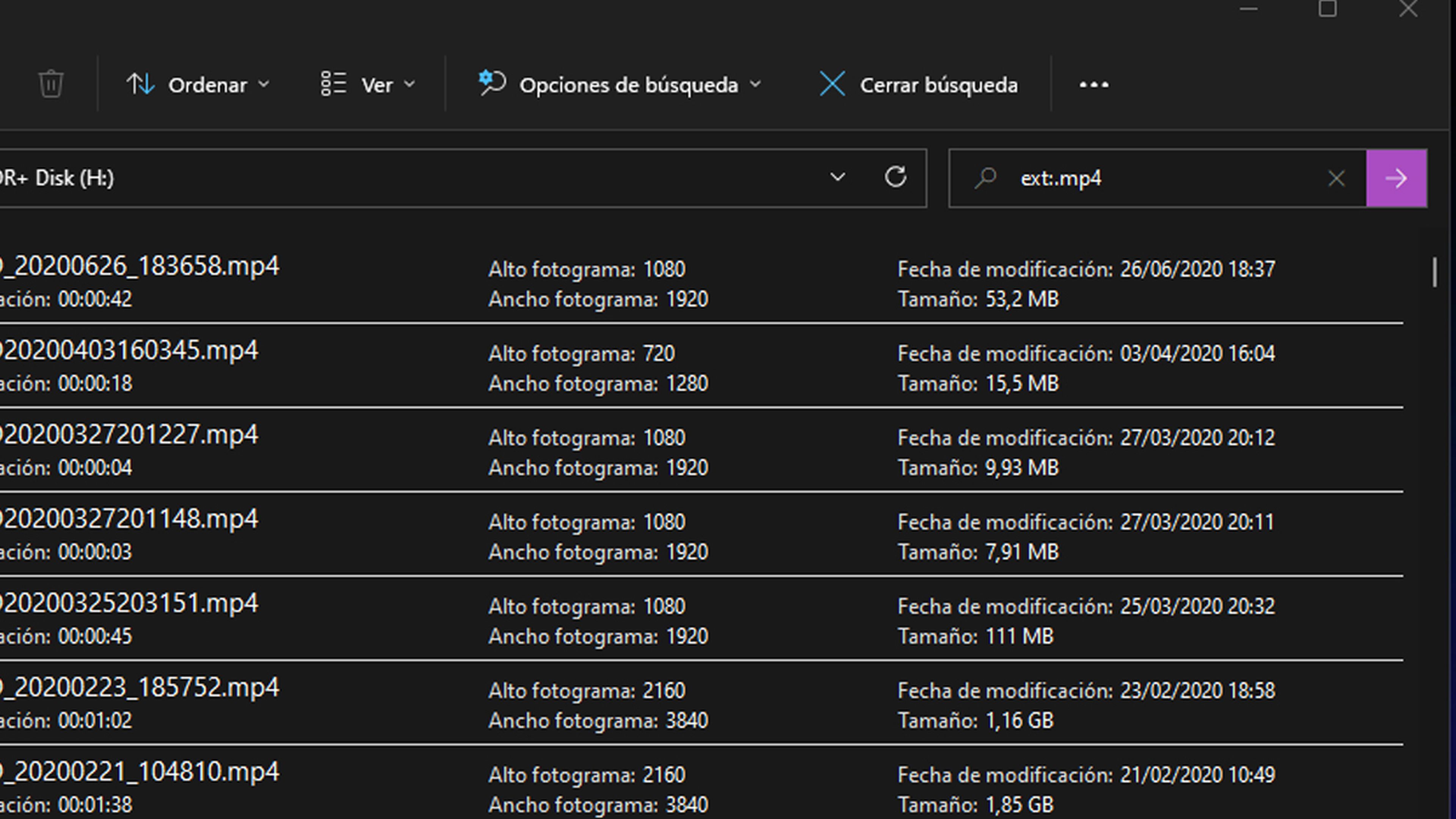Explorador de arquivos