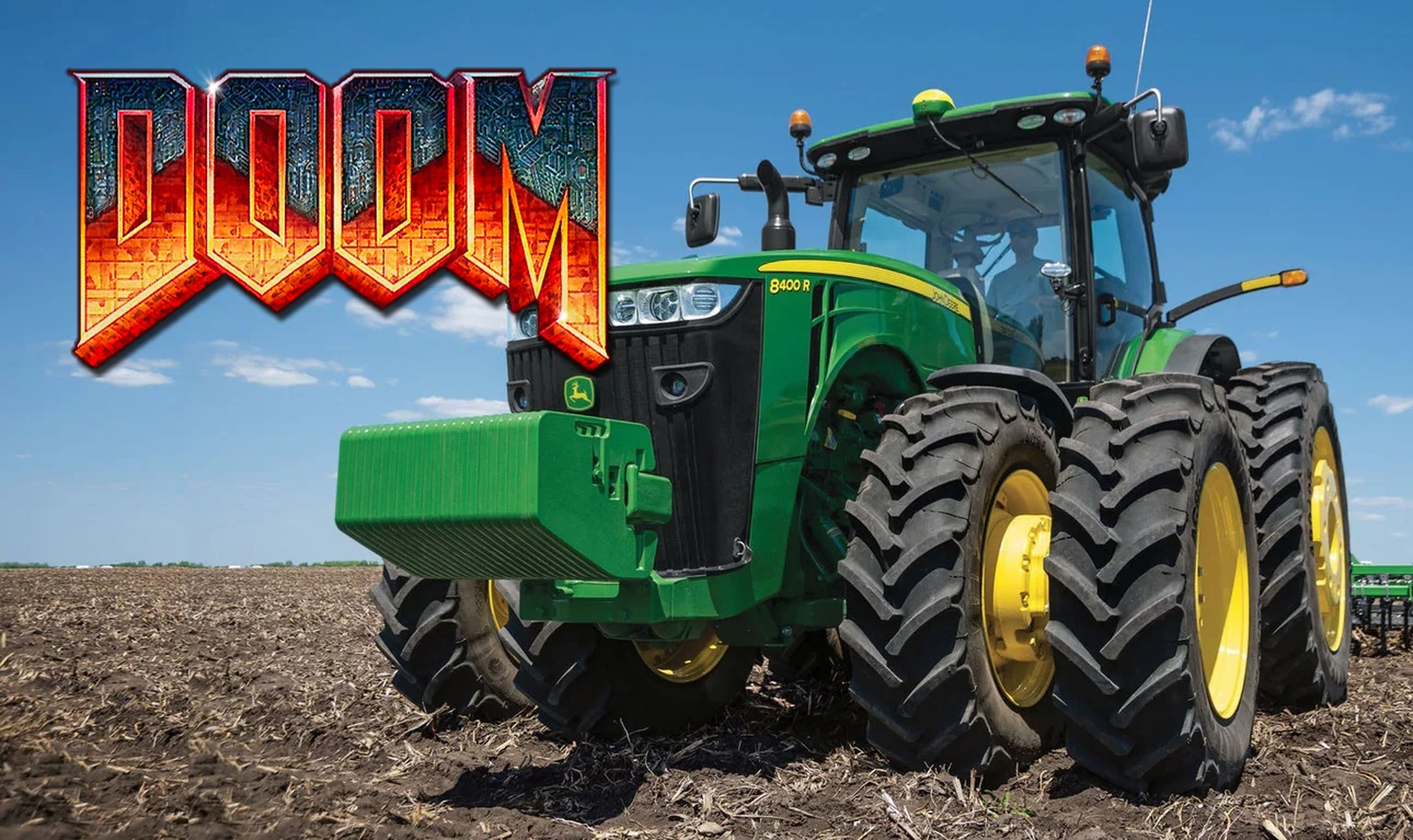 Hackean un tractor John Deere para poder arreglarlo libremente y lo primero que hacen es... instalar Doom