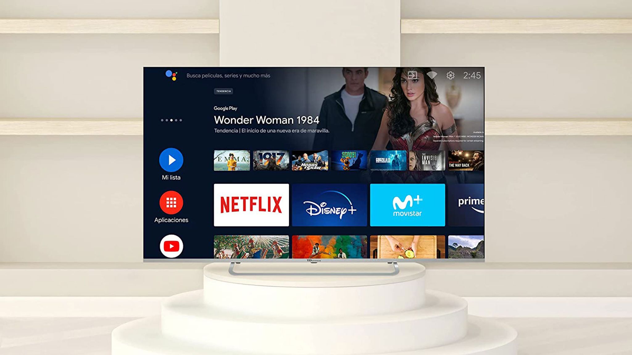 Esta televisión de 50 pulgadas con Google Chromecast integrado cuesta