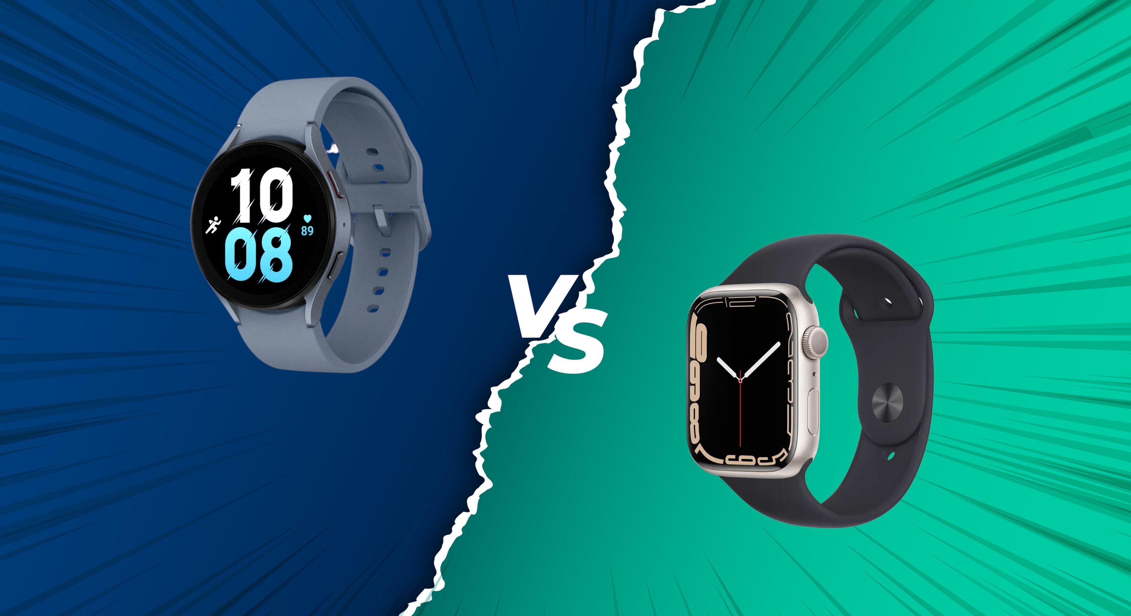 Asociar invadir Alfabeto Samsung Galaxy Watch 5 vs Apple Watch Series 7: ¿cuál es mejor?  Características, precio y diferencias | Computer Hoy