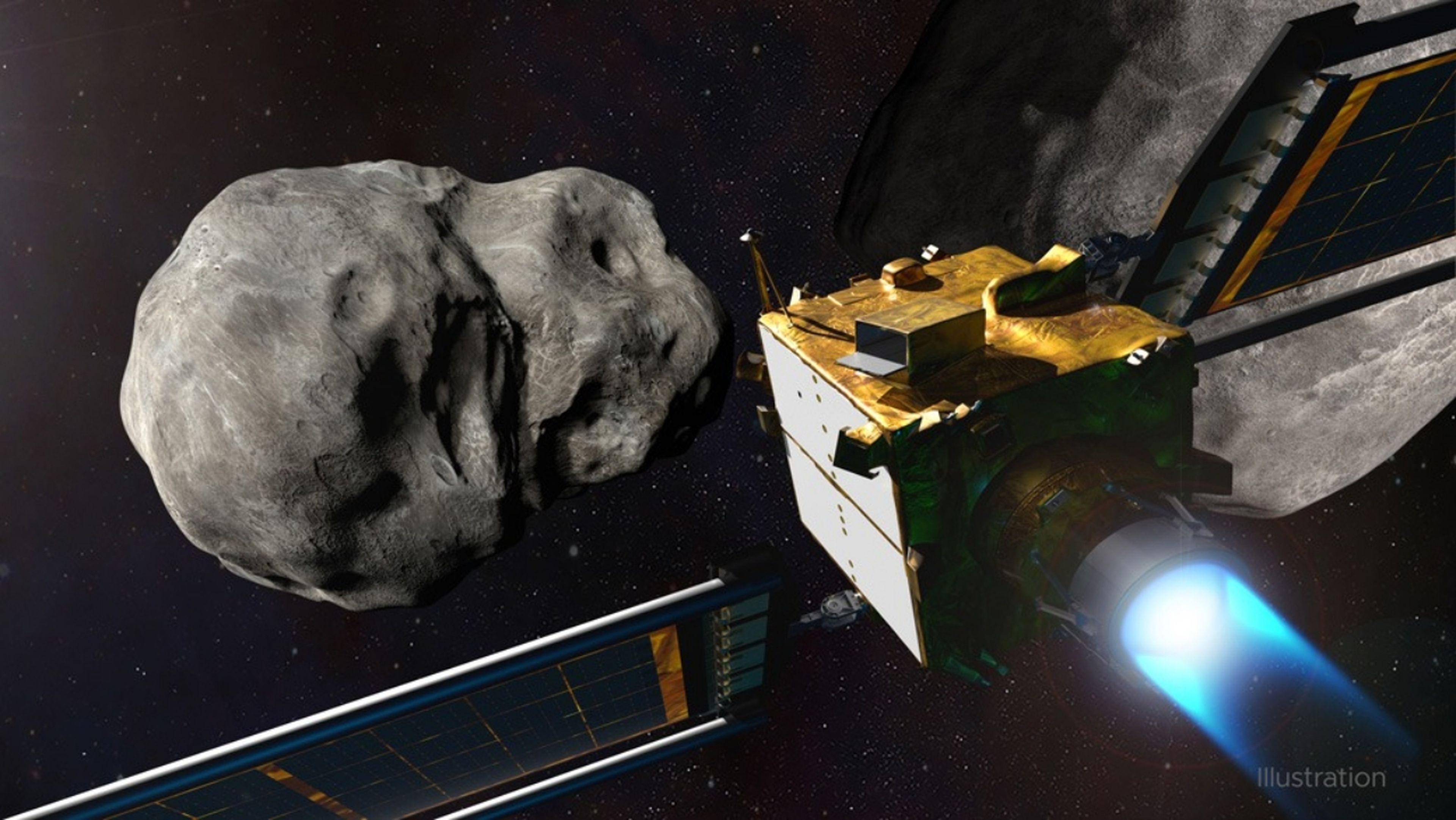¡Armageddon! Cómo ver online el choque entre una nave de la NASA y un asteroide