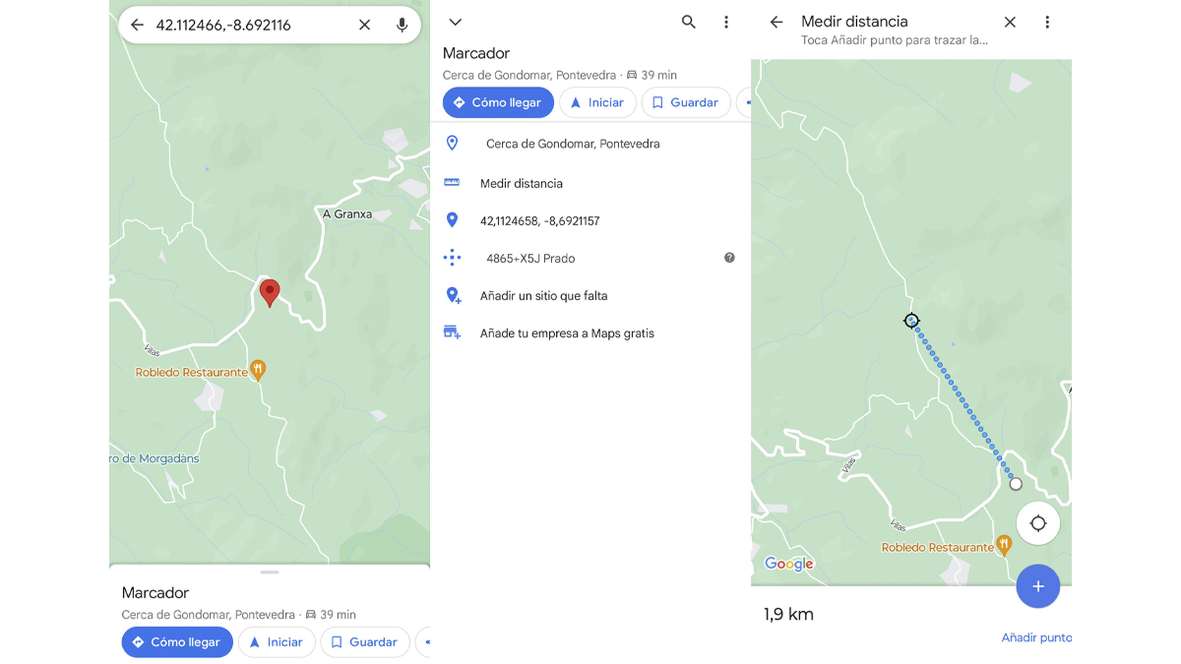 Cómo superficies recorridos en Google Maps Computer Hoy