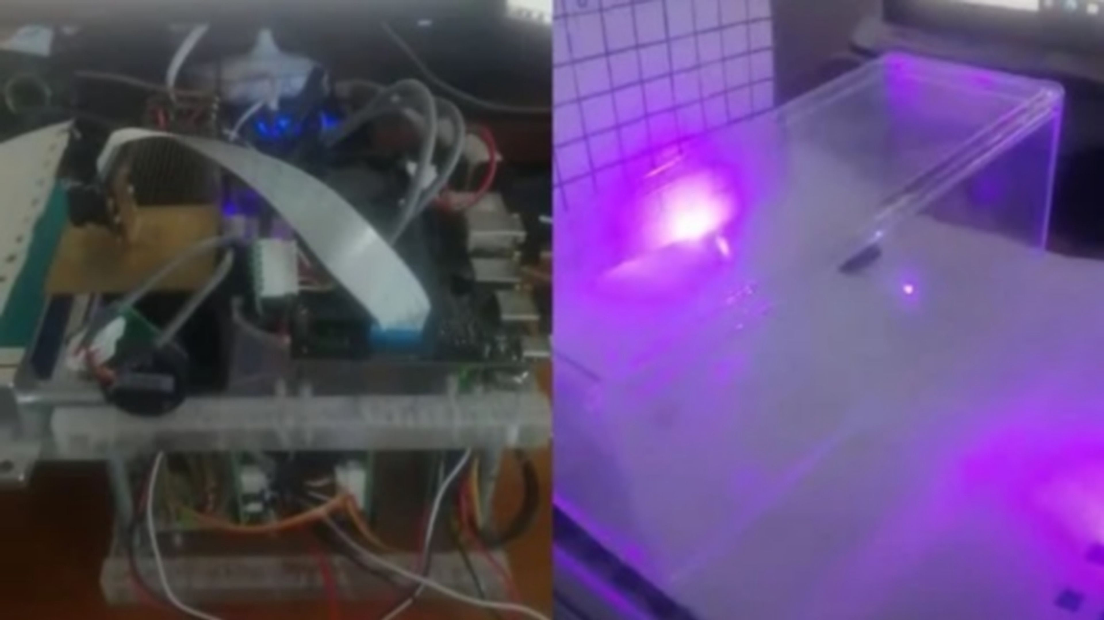 Inventa una torreta láser controlada por IA que mata a las cucarachas que se acercan