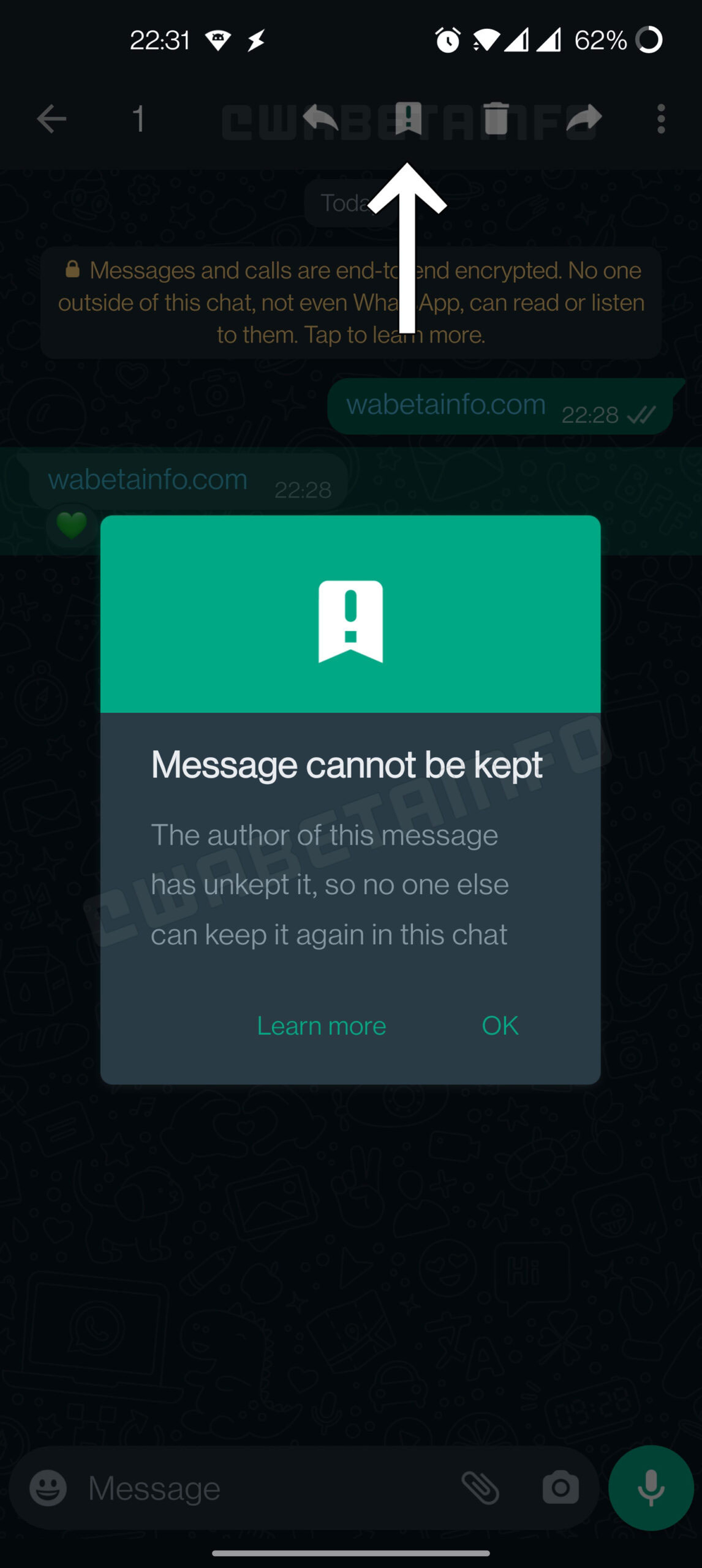 Mensajes que desaparecen que se pueden guardar, la nueva función de WhatsApp un tanto confusa