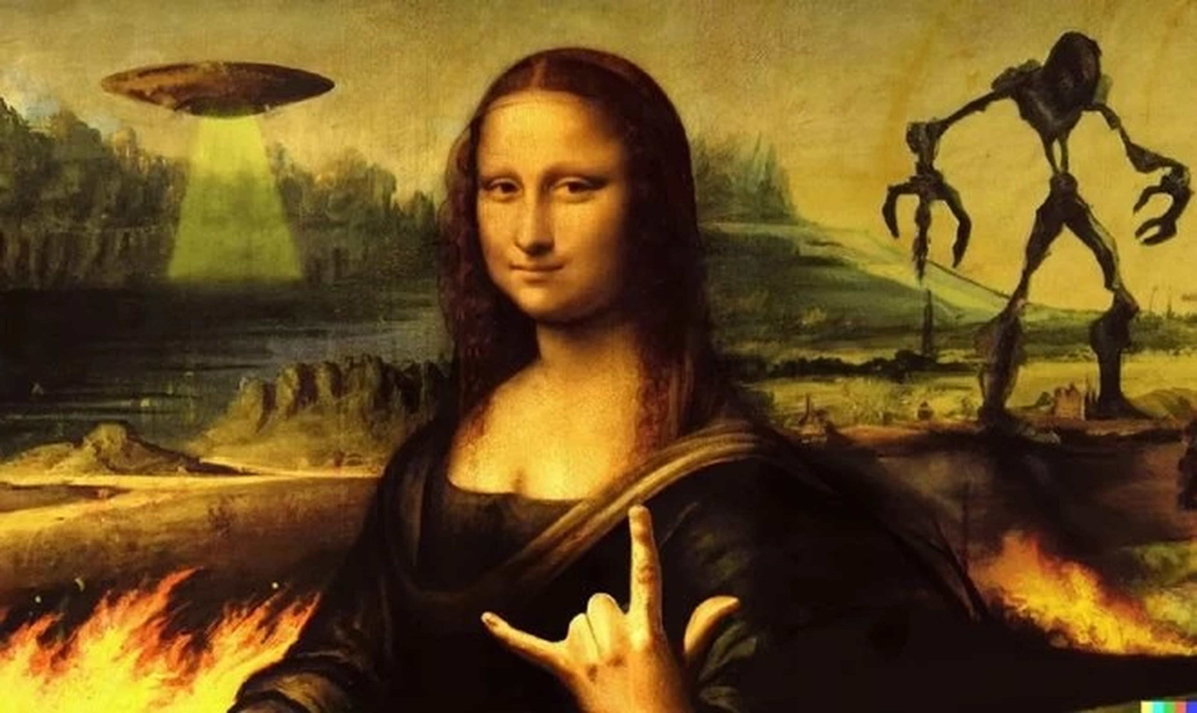 Mona Lisa con DALL-E