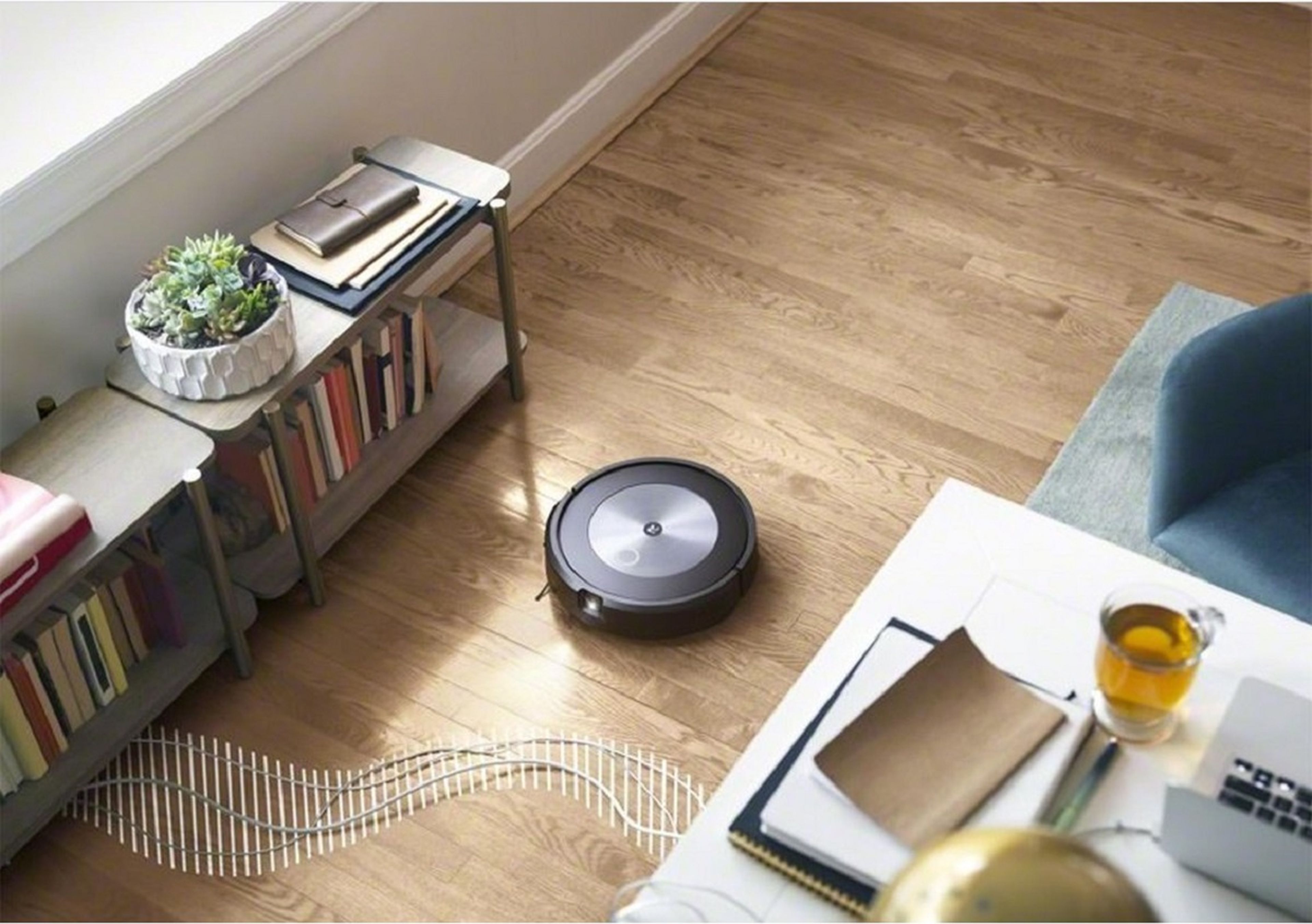 La primera Roomba de iRobot que aspira y/o friega de manera selectiva gracias a un curioso mecanismo