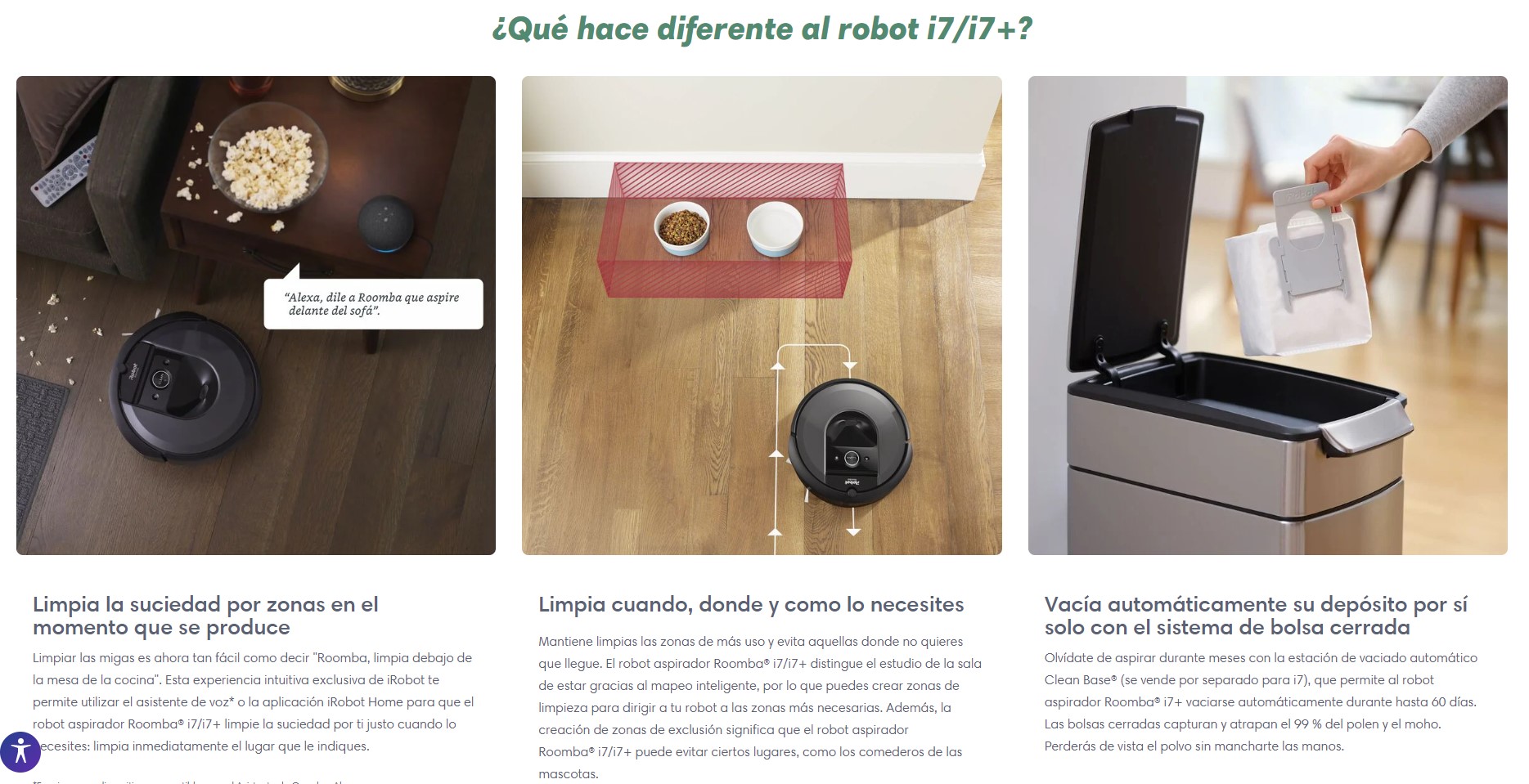 Roomba vuelve a discount la base pronto